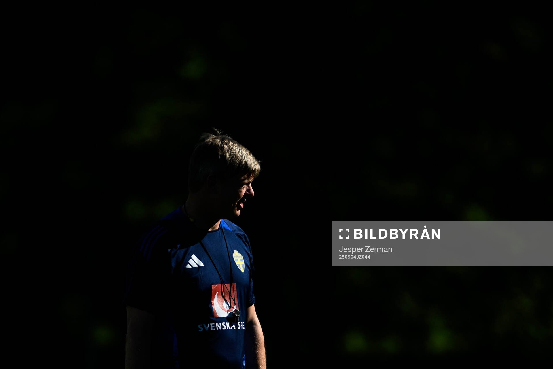Head coach Jon Dahl Tomasson of the Swedish men's football