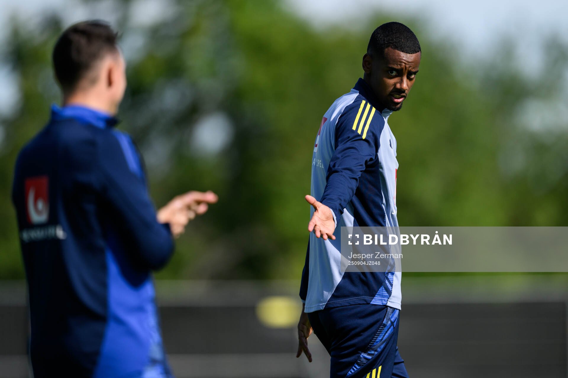 Alexander Isak of the Swedish men's football national team