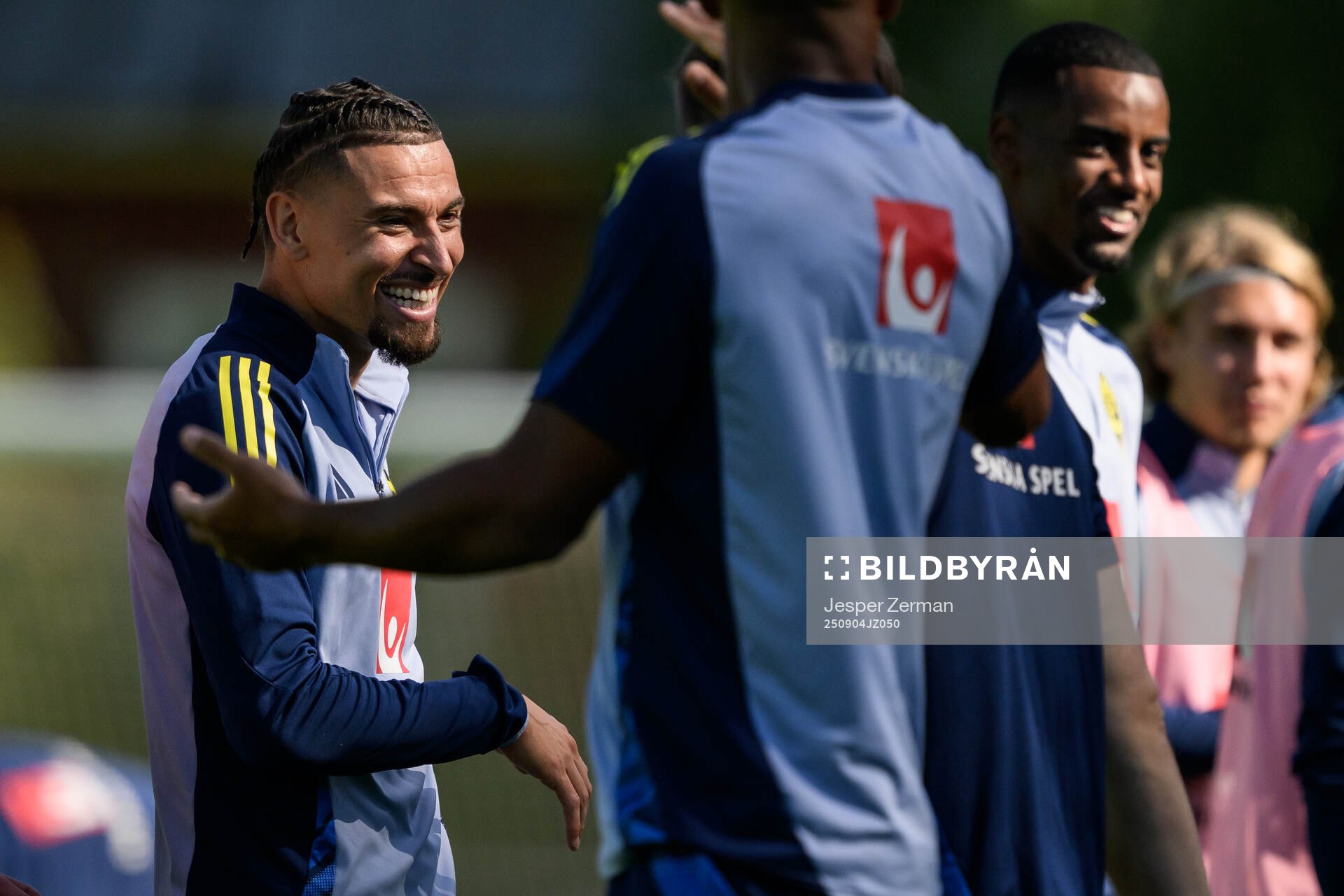 Jordan Larsson of the Swedish men's football national team