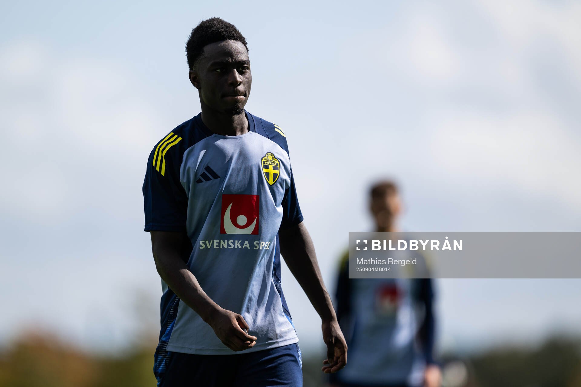 Genesis Antwi of the Swedish under-21 national football team