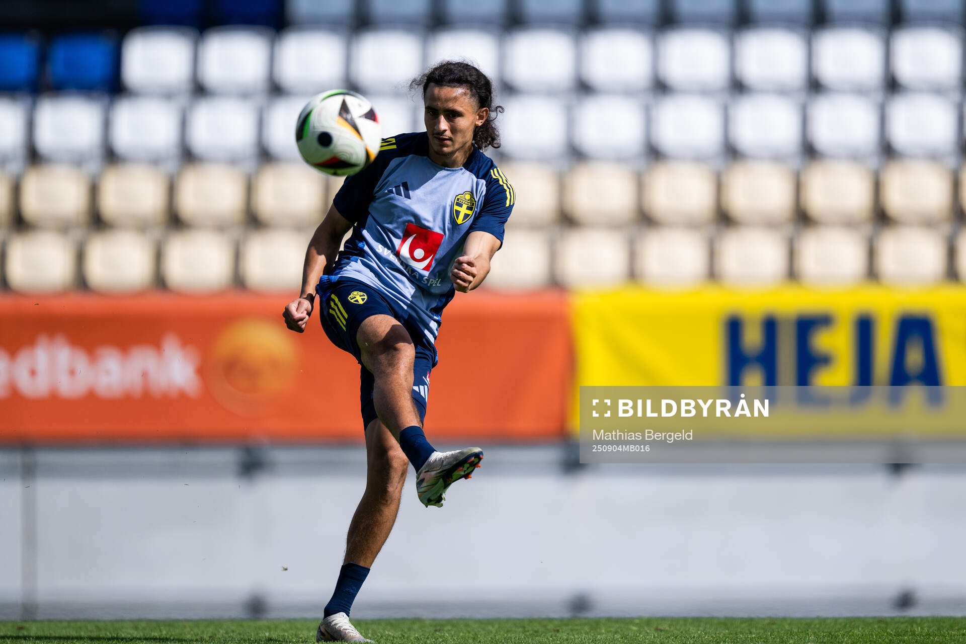 Amin Boudri of the Swedish under-21 national football team
