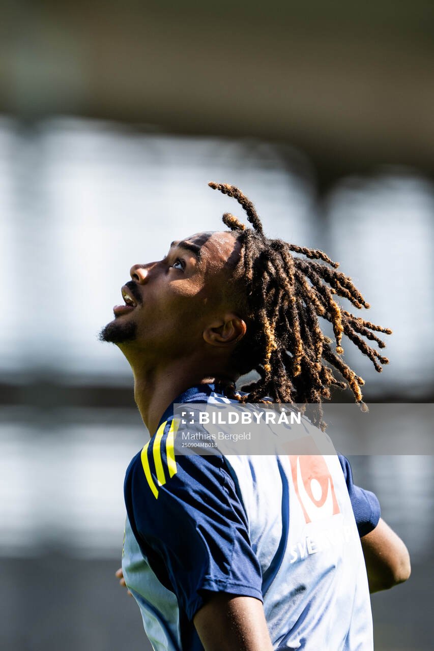 Jonah Kusi-Asare of the Swedish under-21 national football