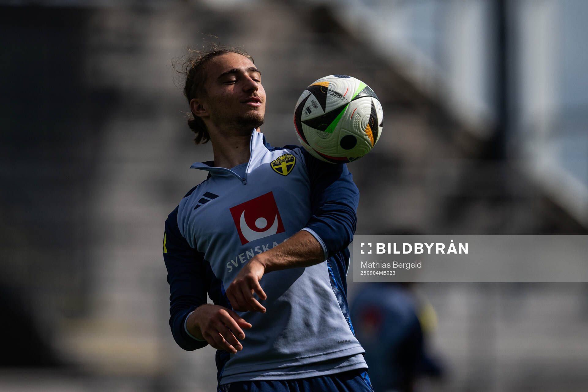 Elison Makolli of the Swedish under-21 national football