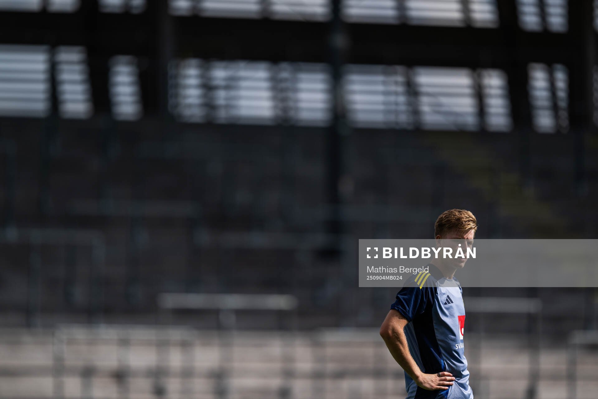 Nils Zätterström of the Swedish under-21 national