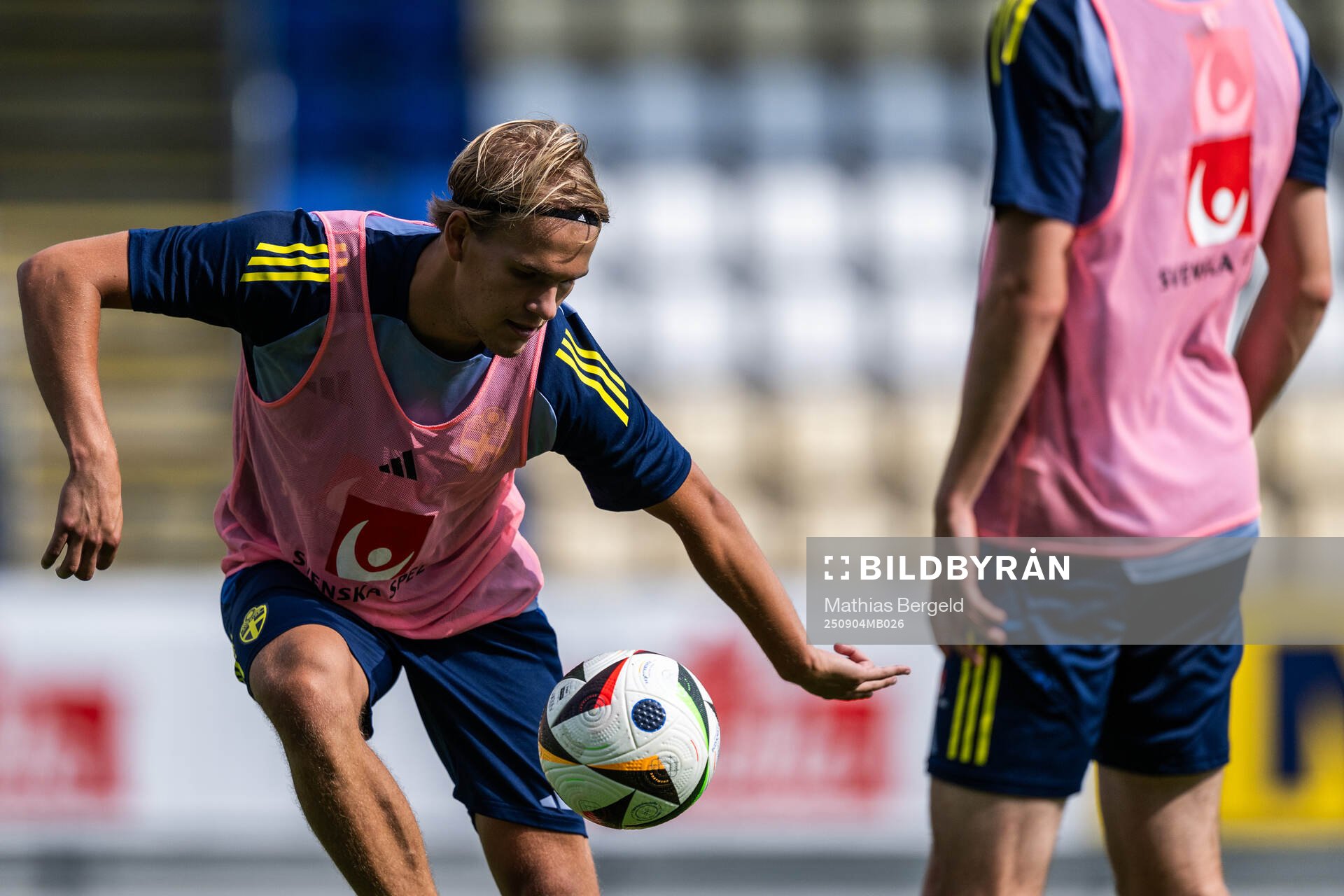 Markus Karlsson of the Swedish under-21 national football