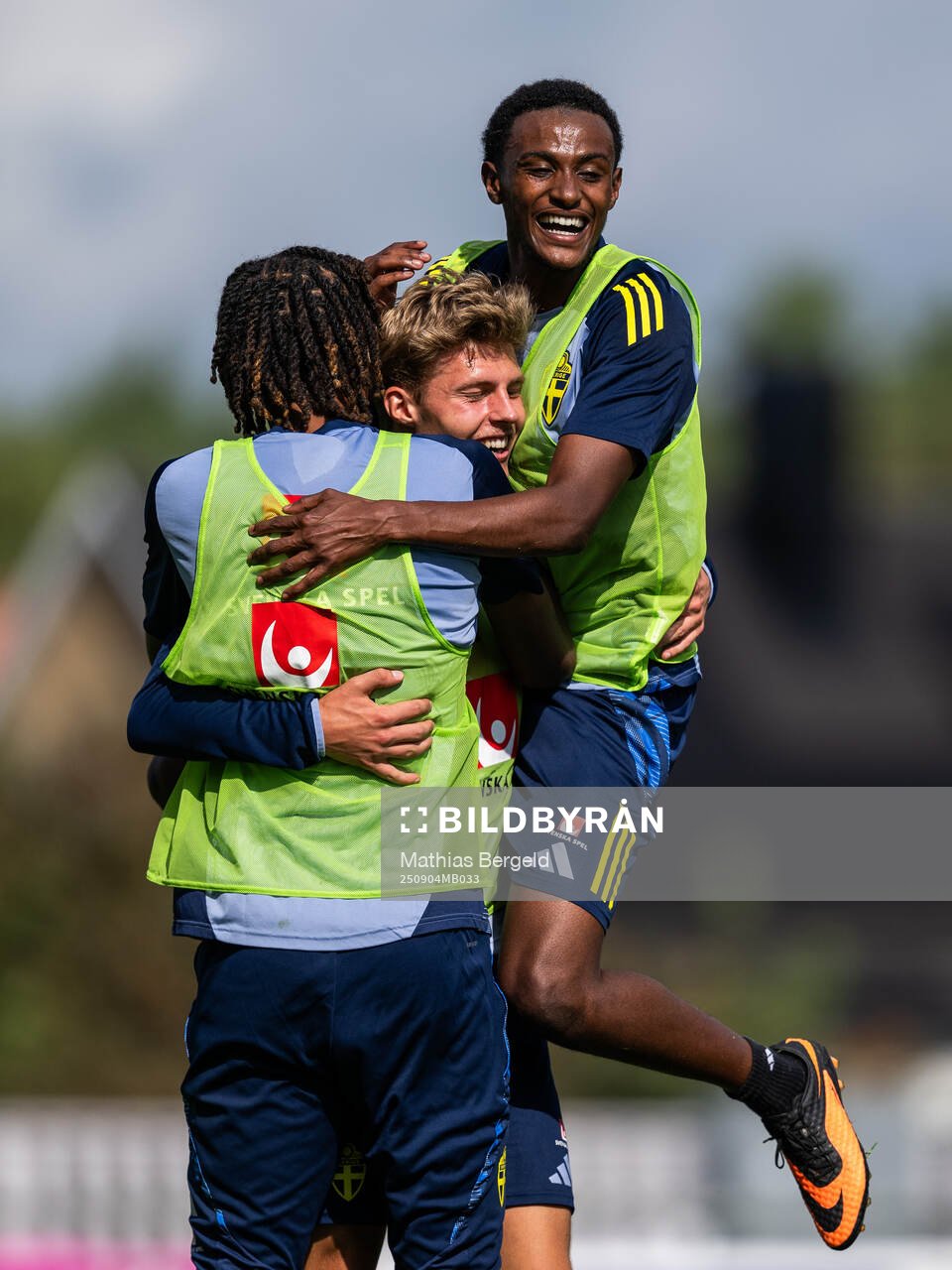 Jonah Kusi-Asare, Lukas Björklund and Amar Ahmed Fatah of