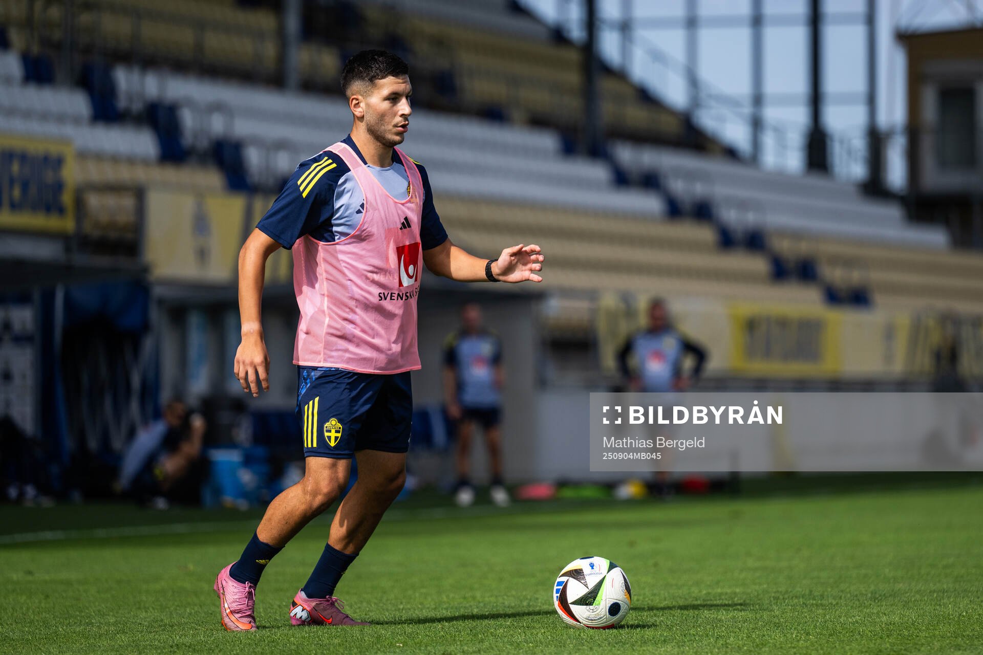Roony Bardghji of the Swedish under-21 national football