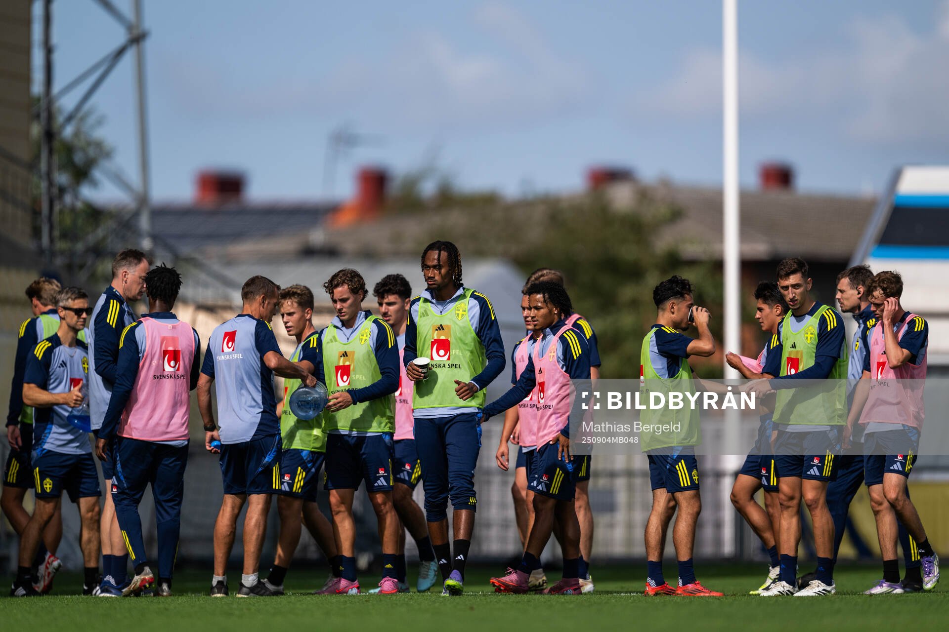 Players of the Swedish under-21 national football team