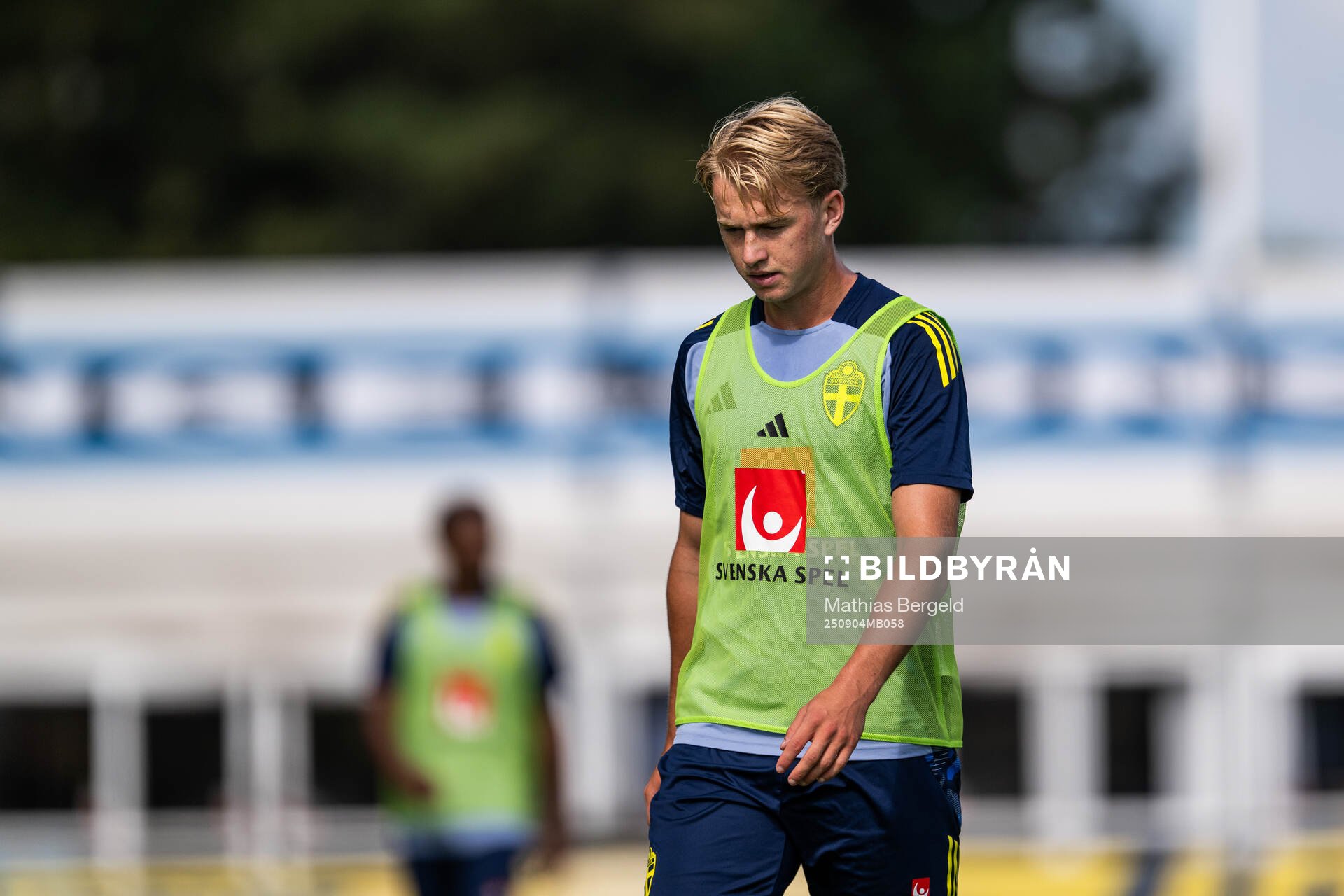 Noah Tolf of the Swedish under-21 national football team
