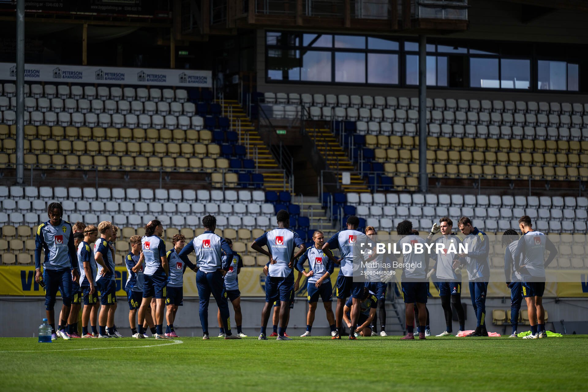 Players of the Swedish under-21 national football team
