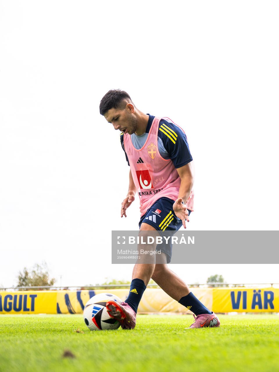 Roony Bardghji of the Swedish under-21 national football