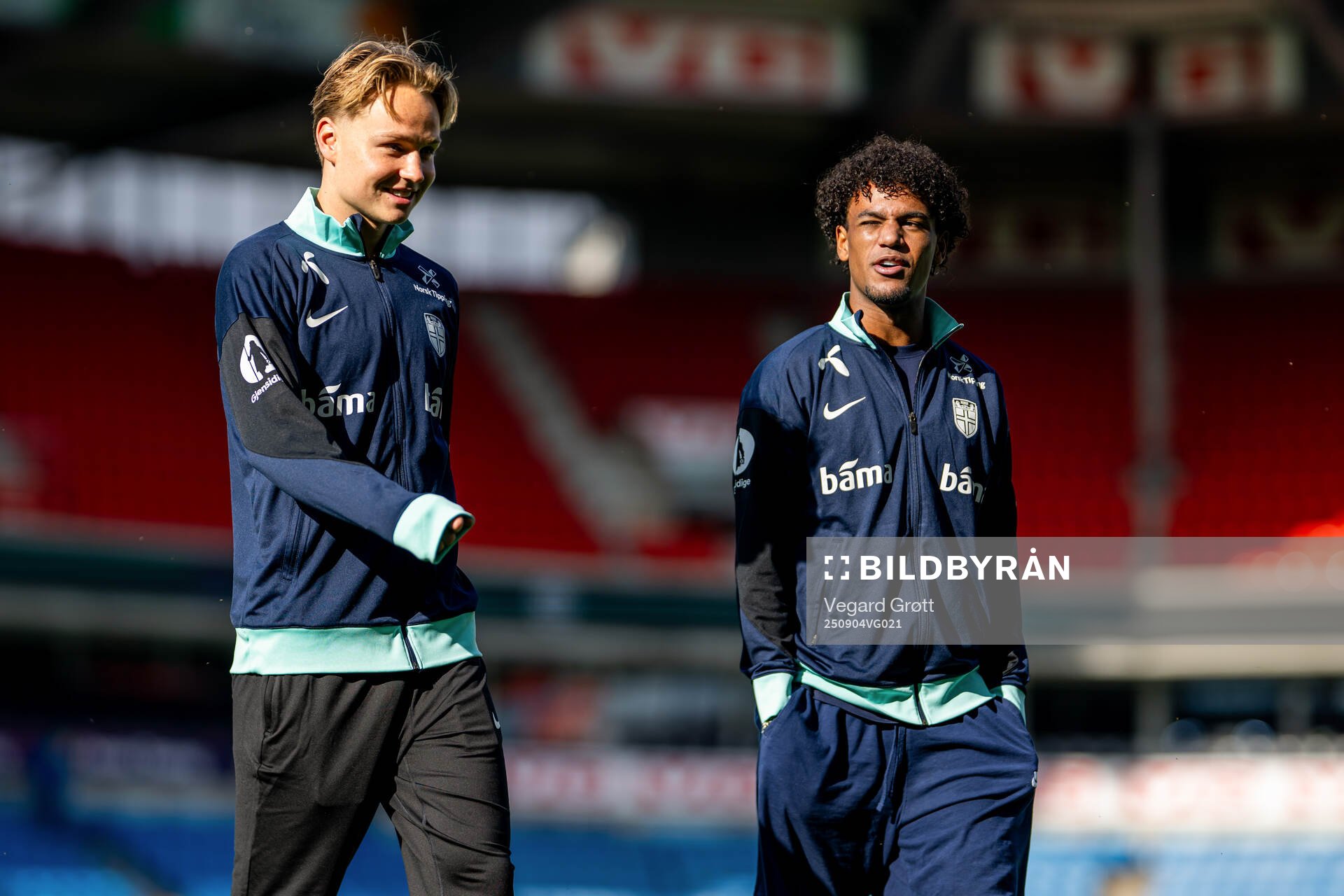 Andreas Schjelderup and Oscar Bobb of Norway
