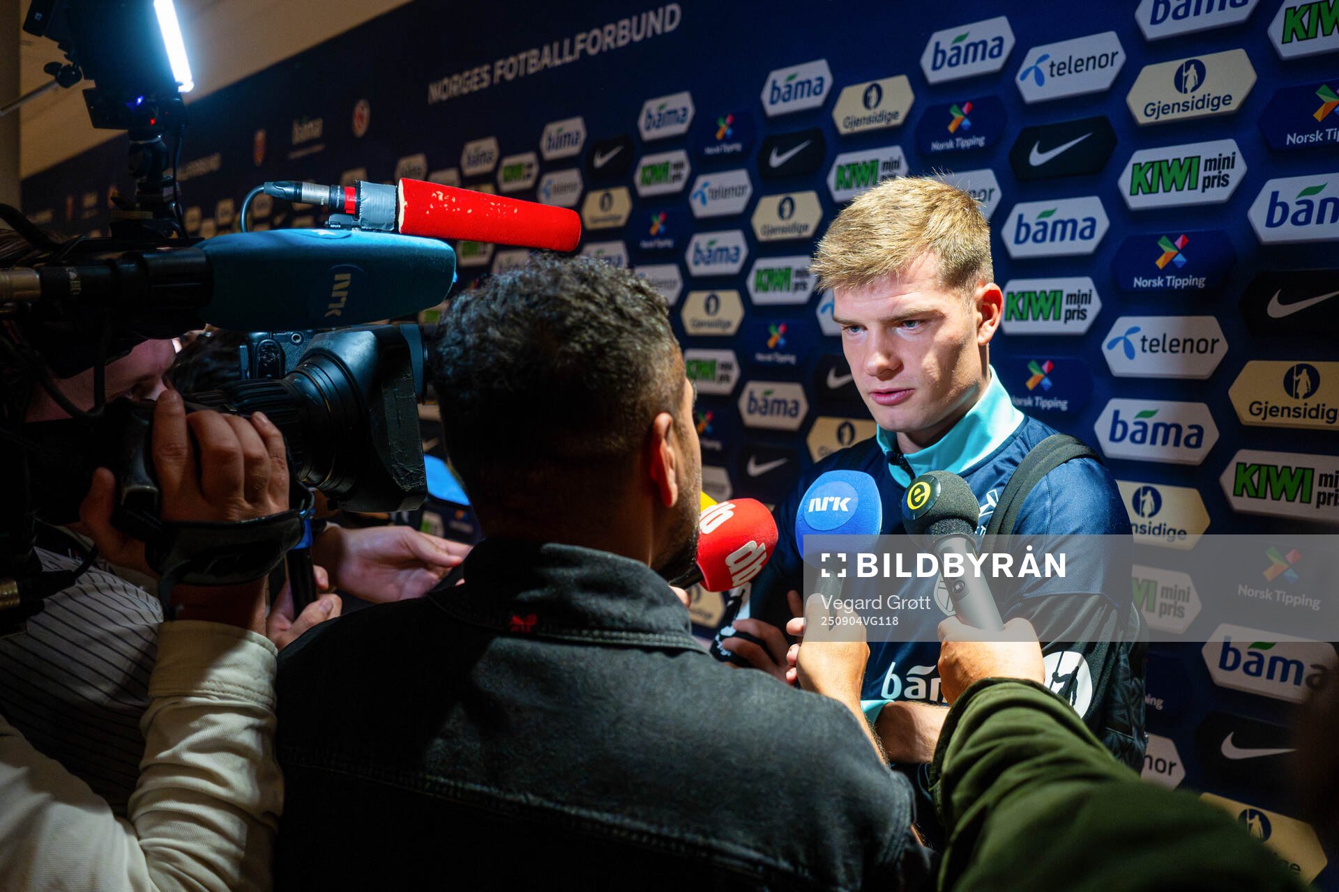Alexander Sørloth of Norway