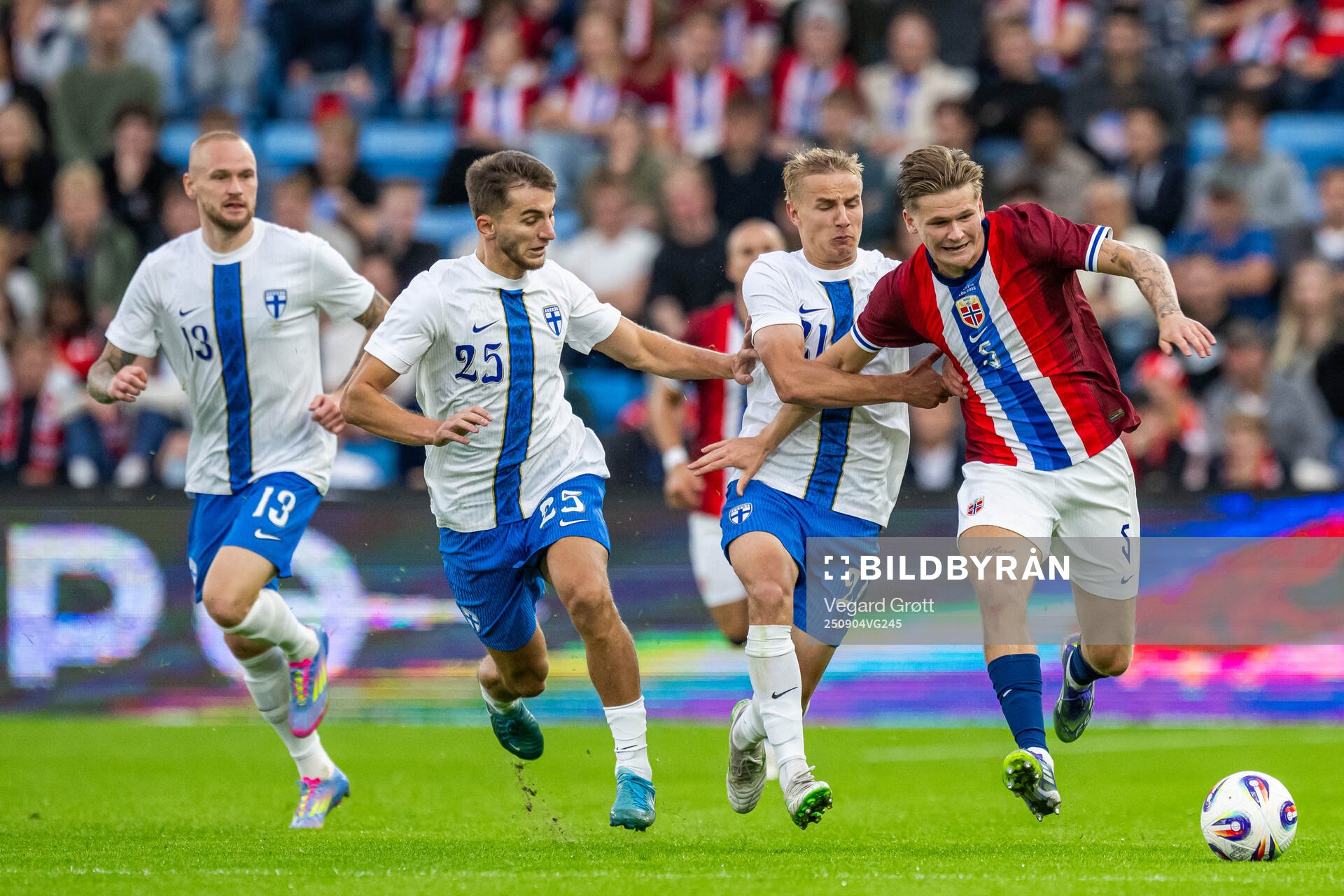 Adam Ståhl, Adam Marhiev and Topi Keskinen of Finland in