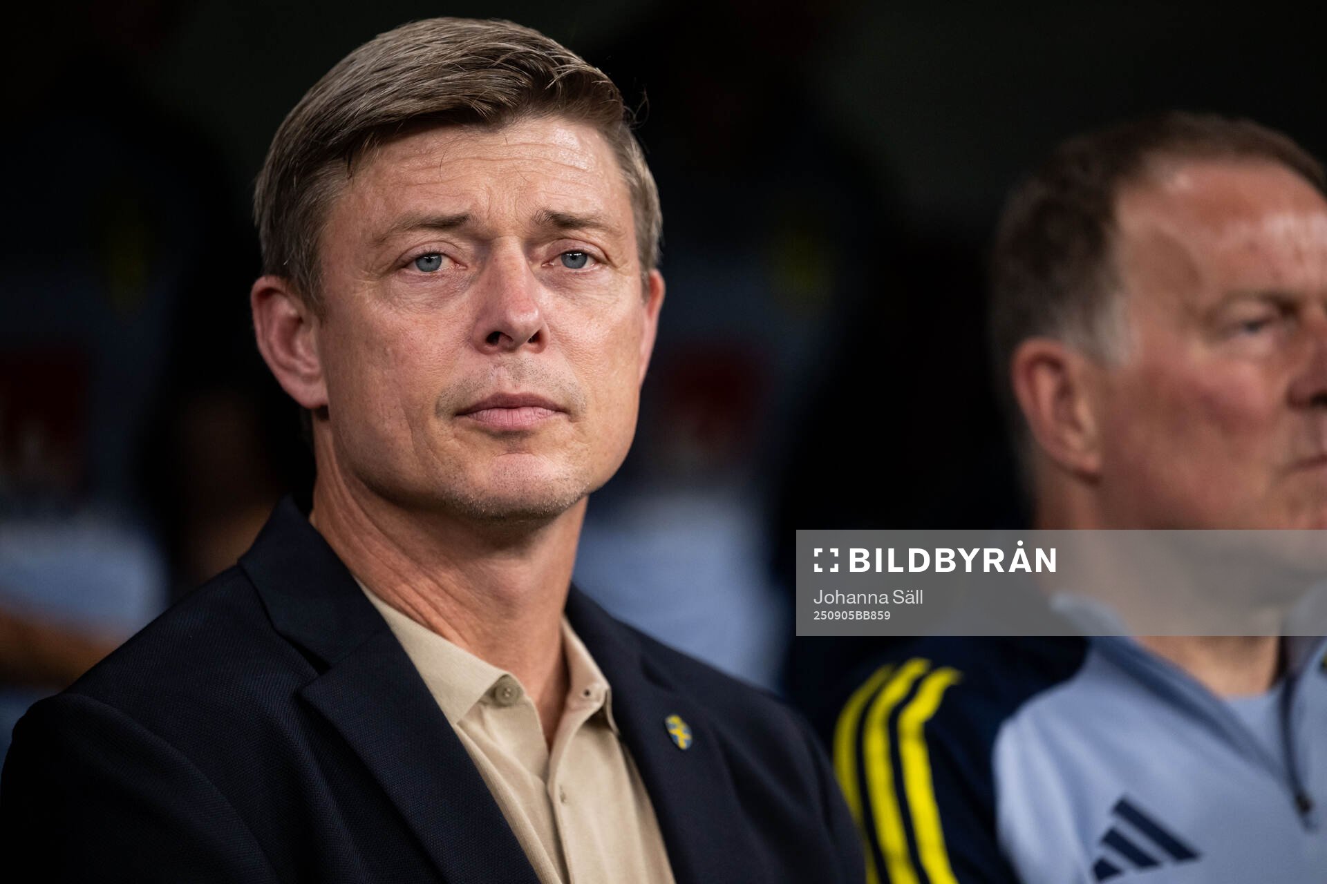 Head coach Jon Dahl Tomasson of Sweden