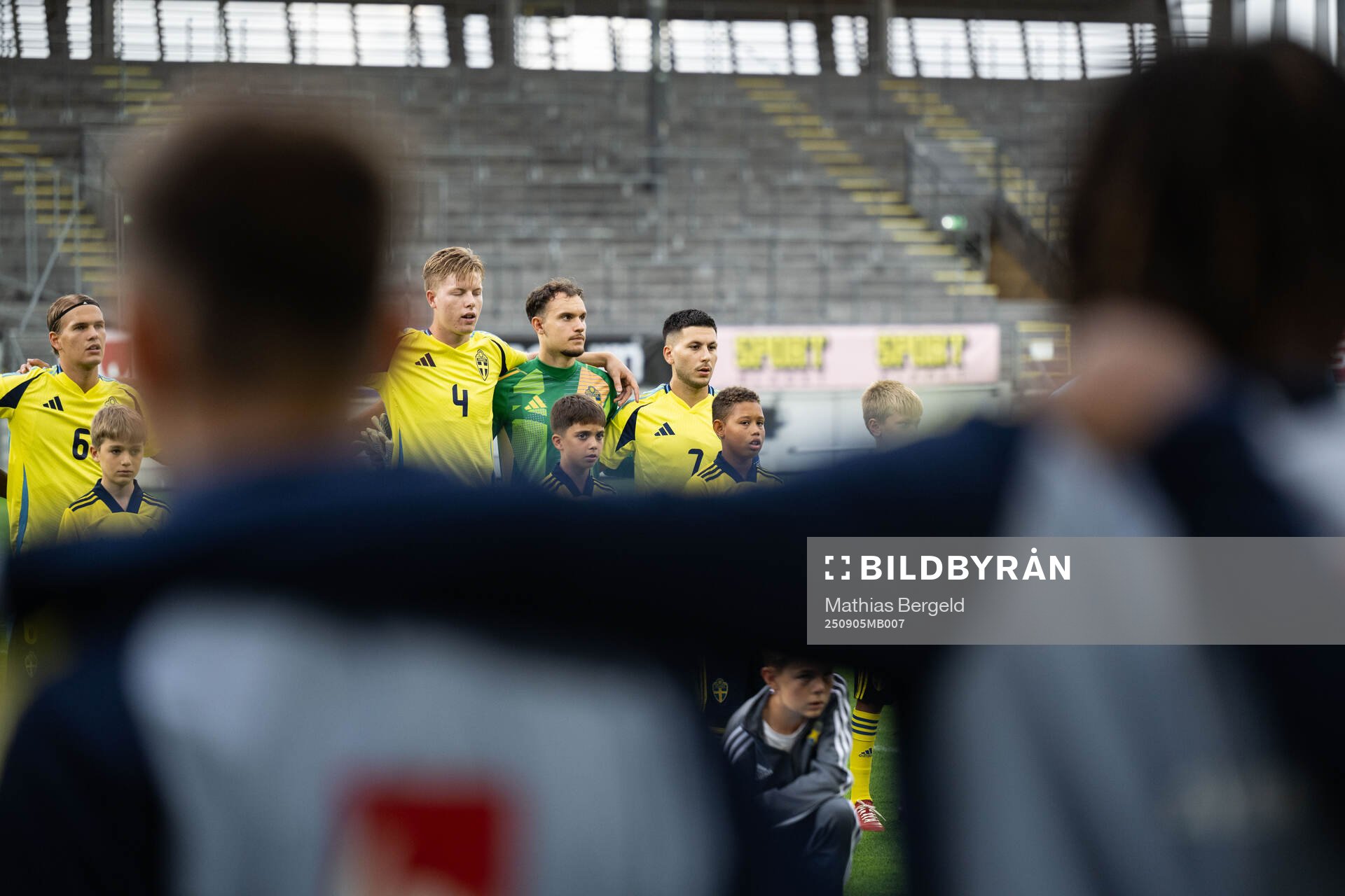 Markus Karlsson, Nils Zätterström, goalkeeper Elis