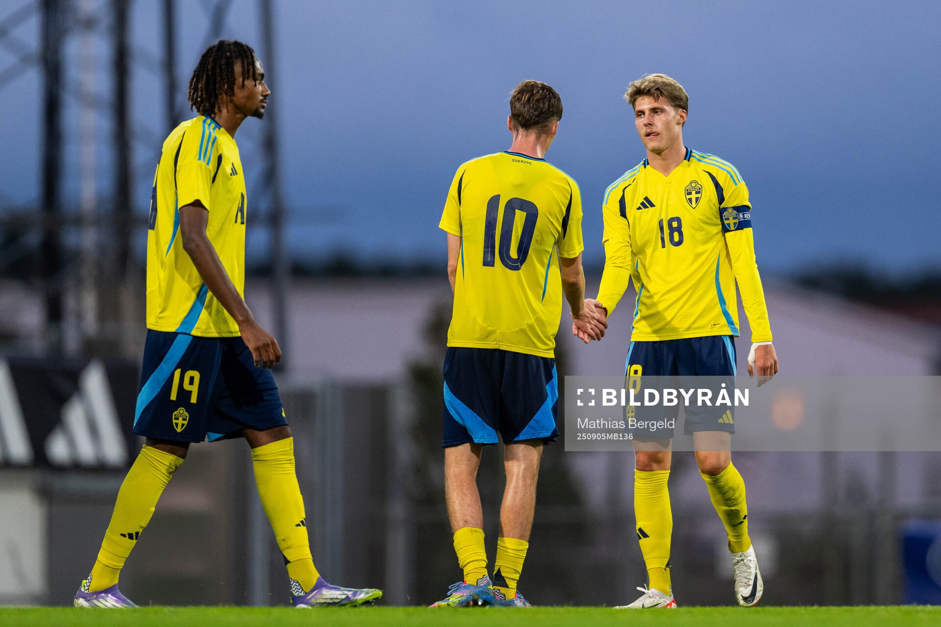 Jonah Kusi-Asare, Williot Swedberg and Lukas Björklund of