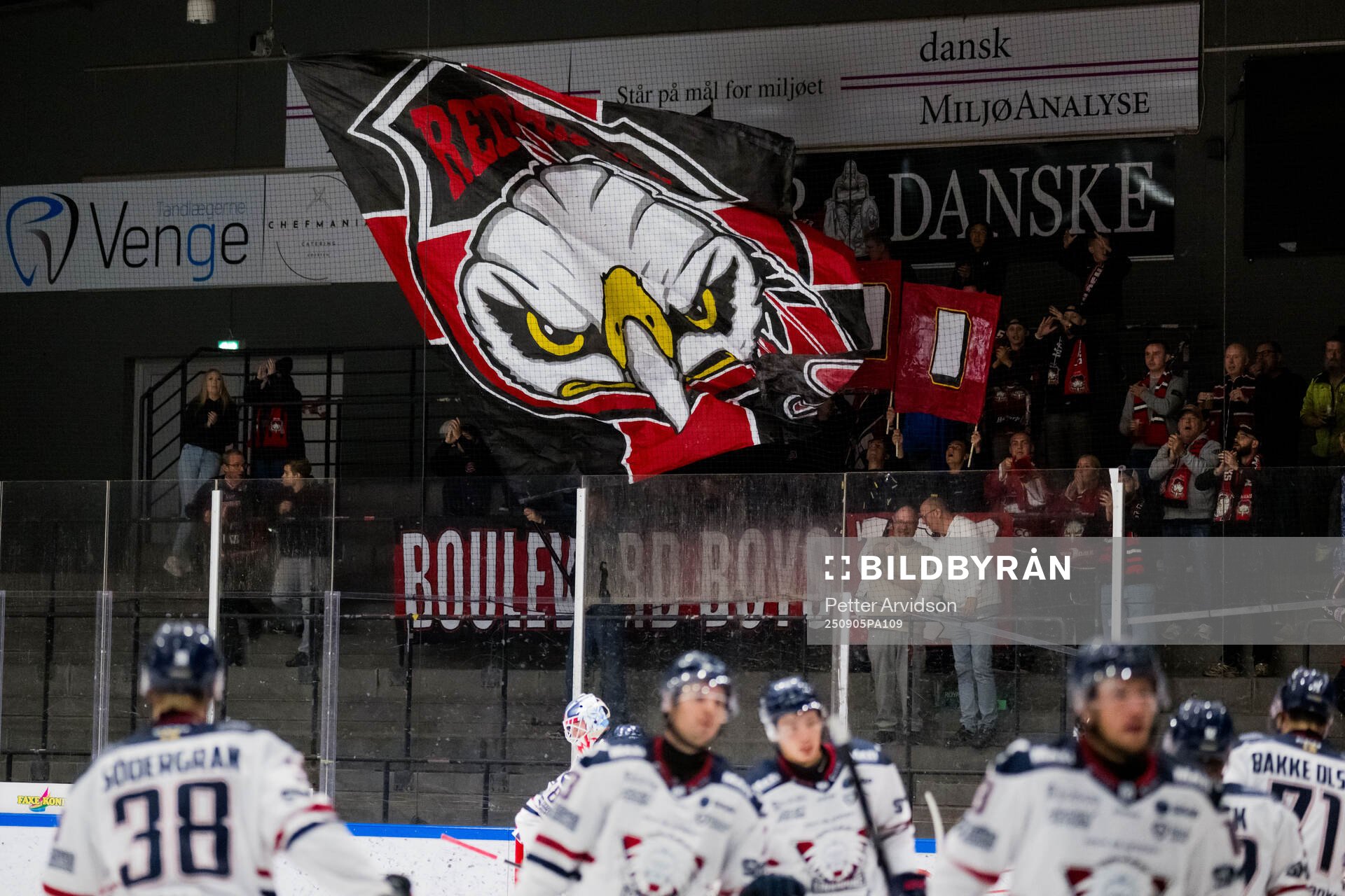 Malmö Redhawks supportrar