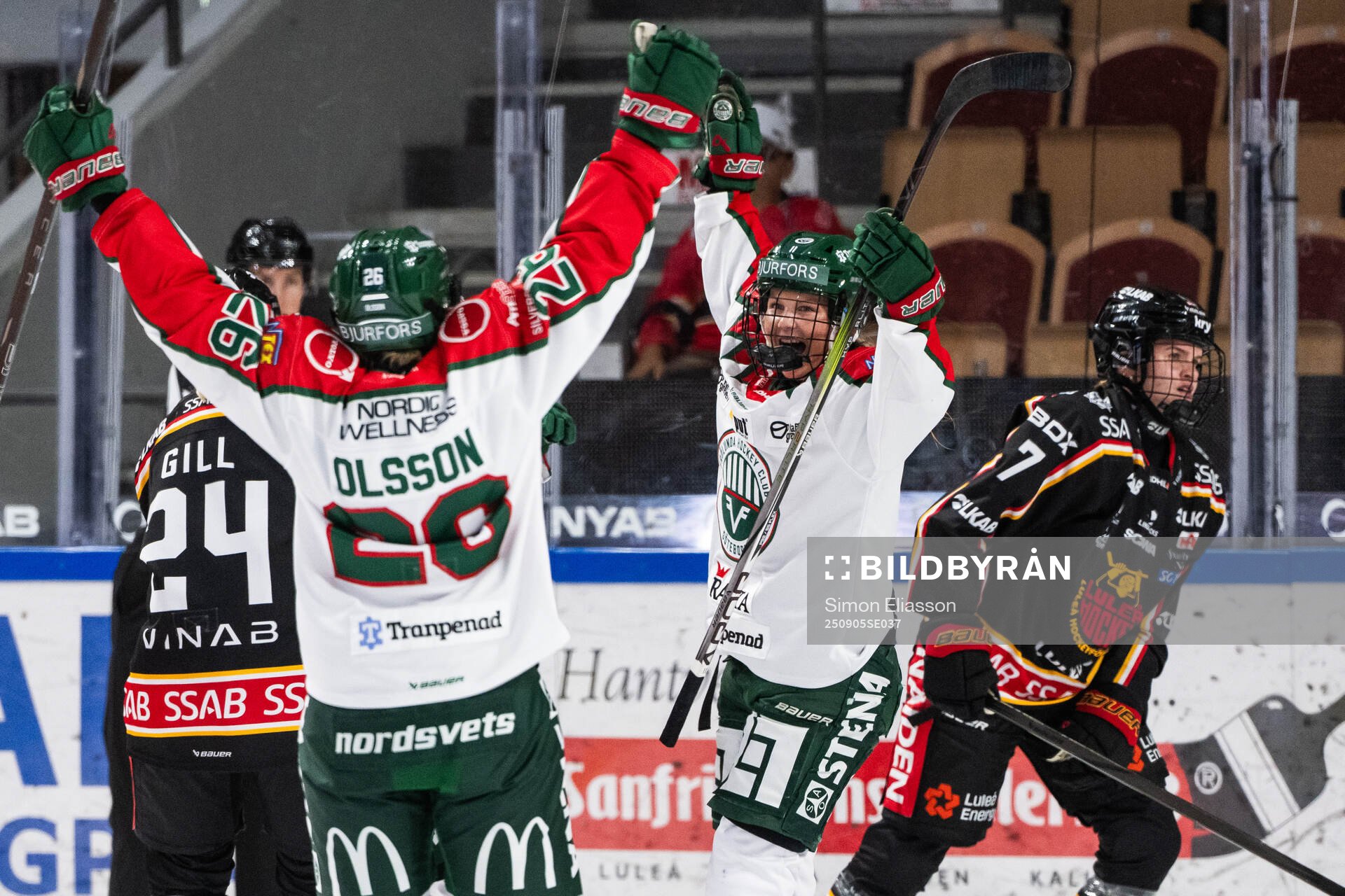 Frölundas Ella Hellman jublar