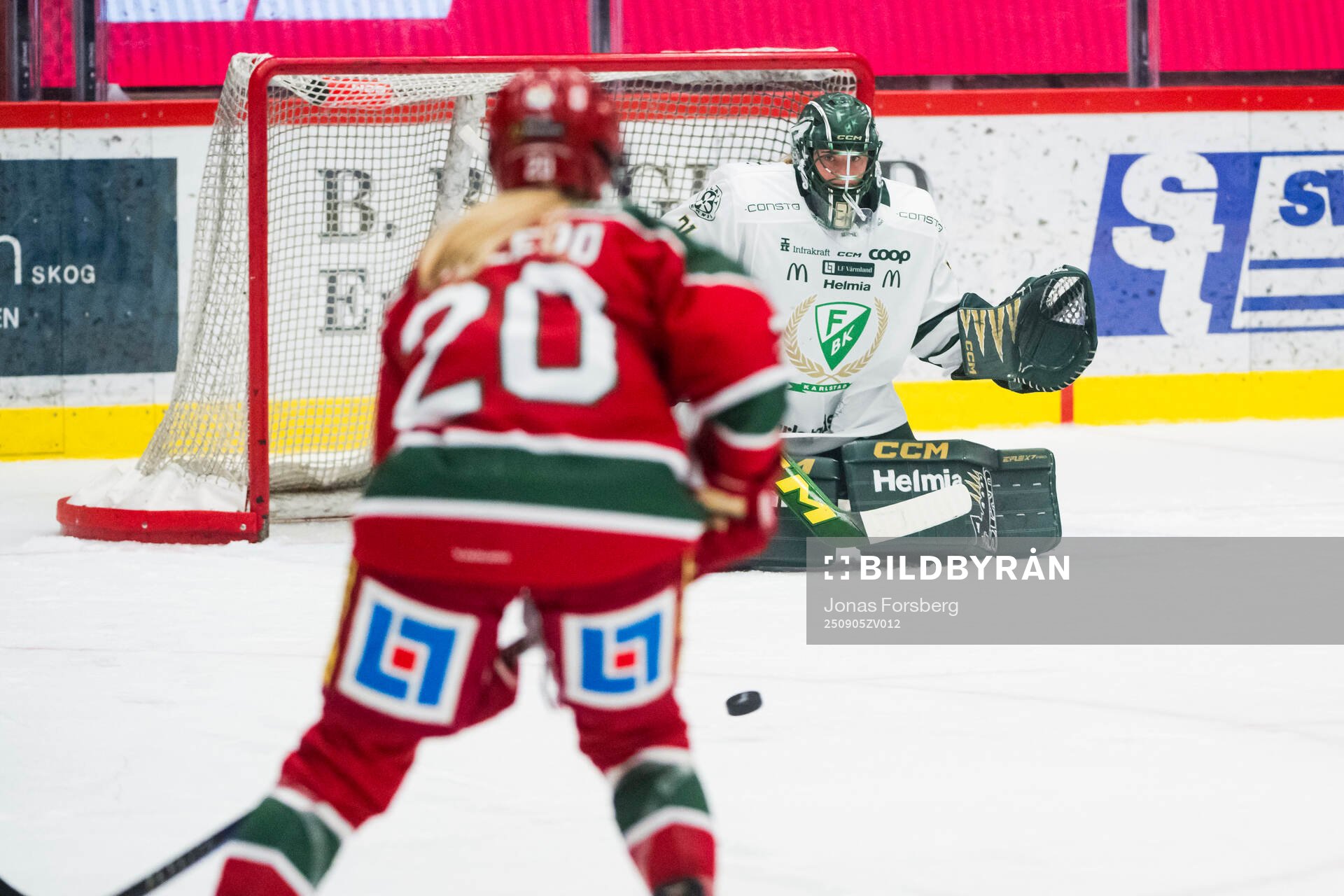 Färjestads målvakt Ida Boman