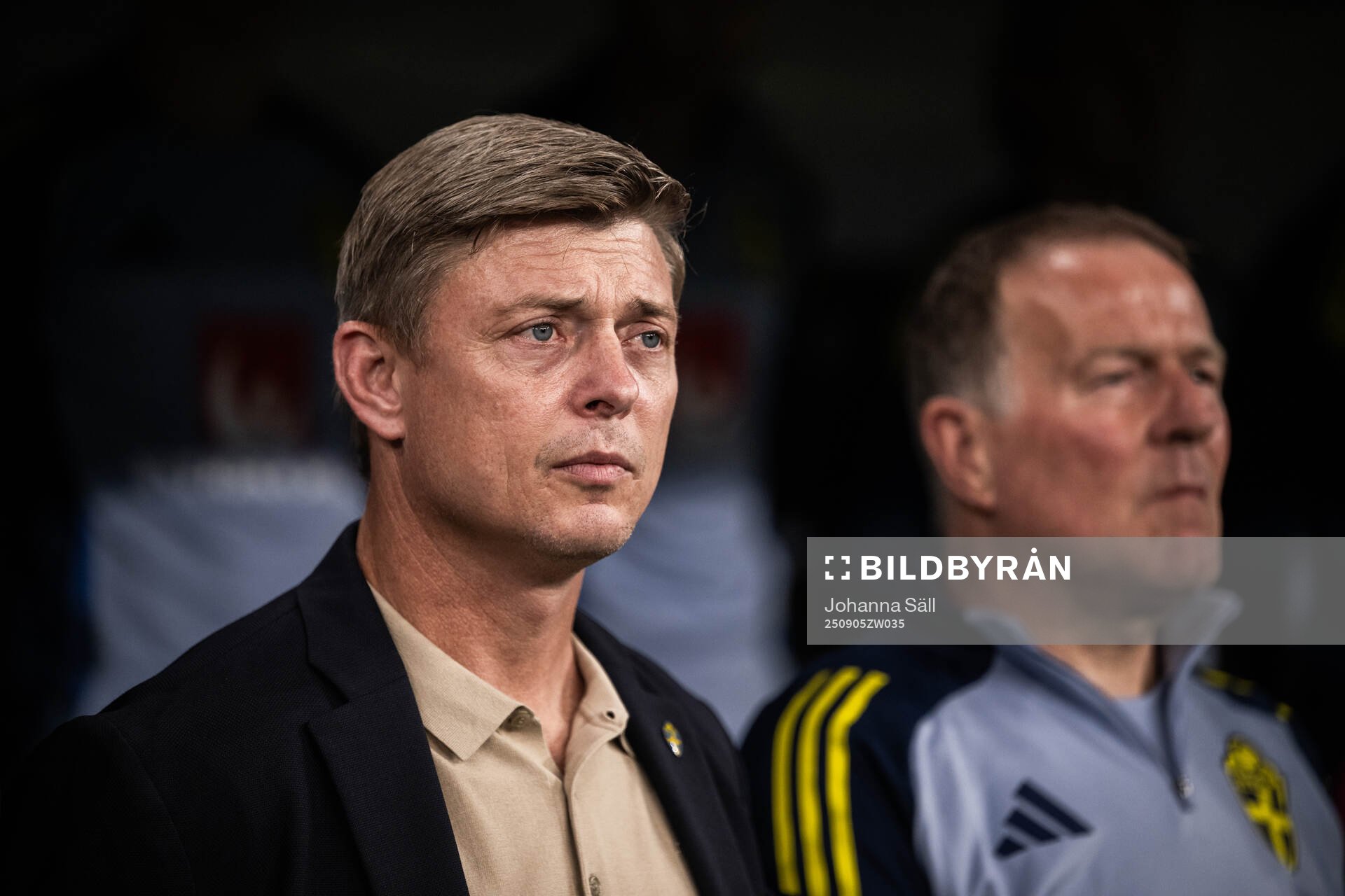 head coach Jon Dahl Tomasson of Sweden