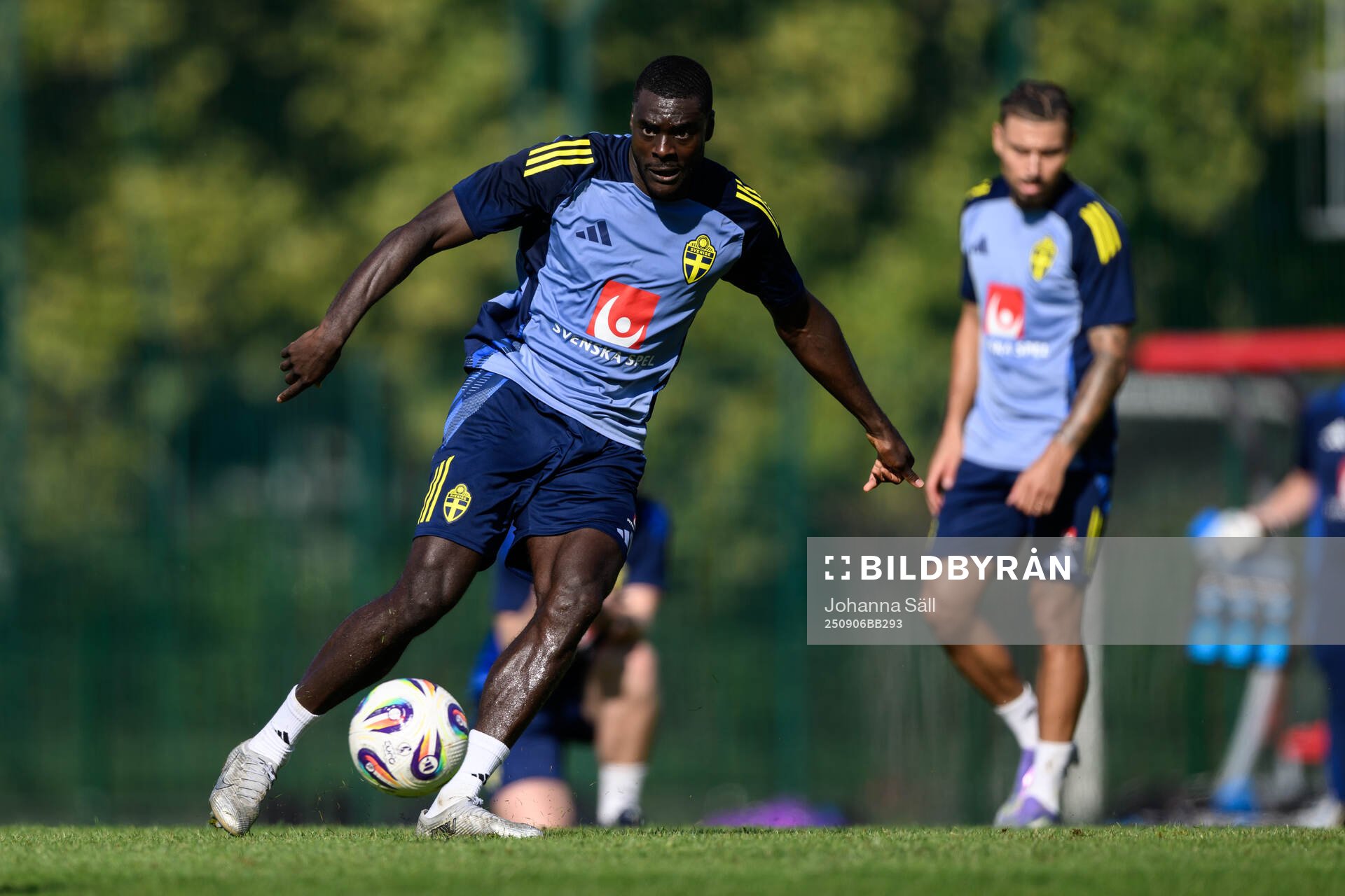 Ken Sema of the Swedish men's football national team at a