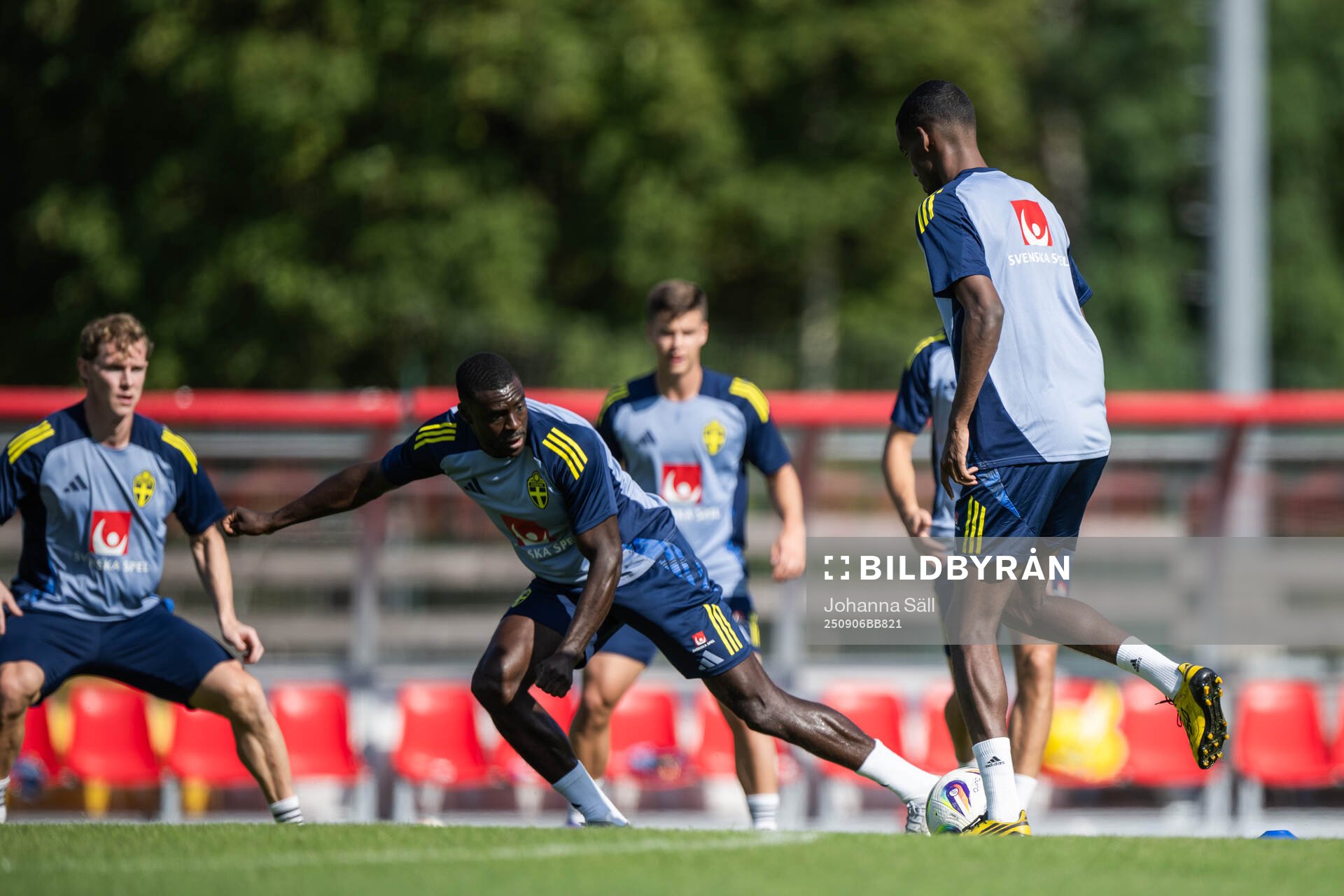 Ken Sema of the Swedish men's football national team at a