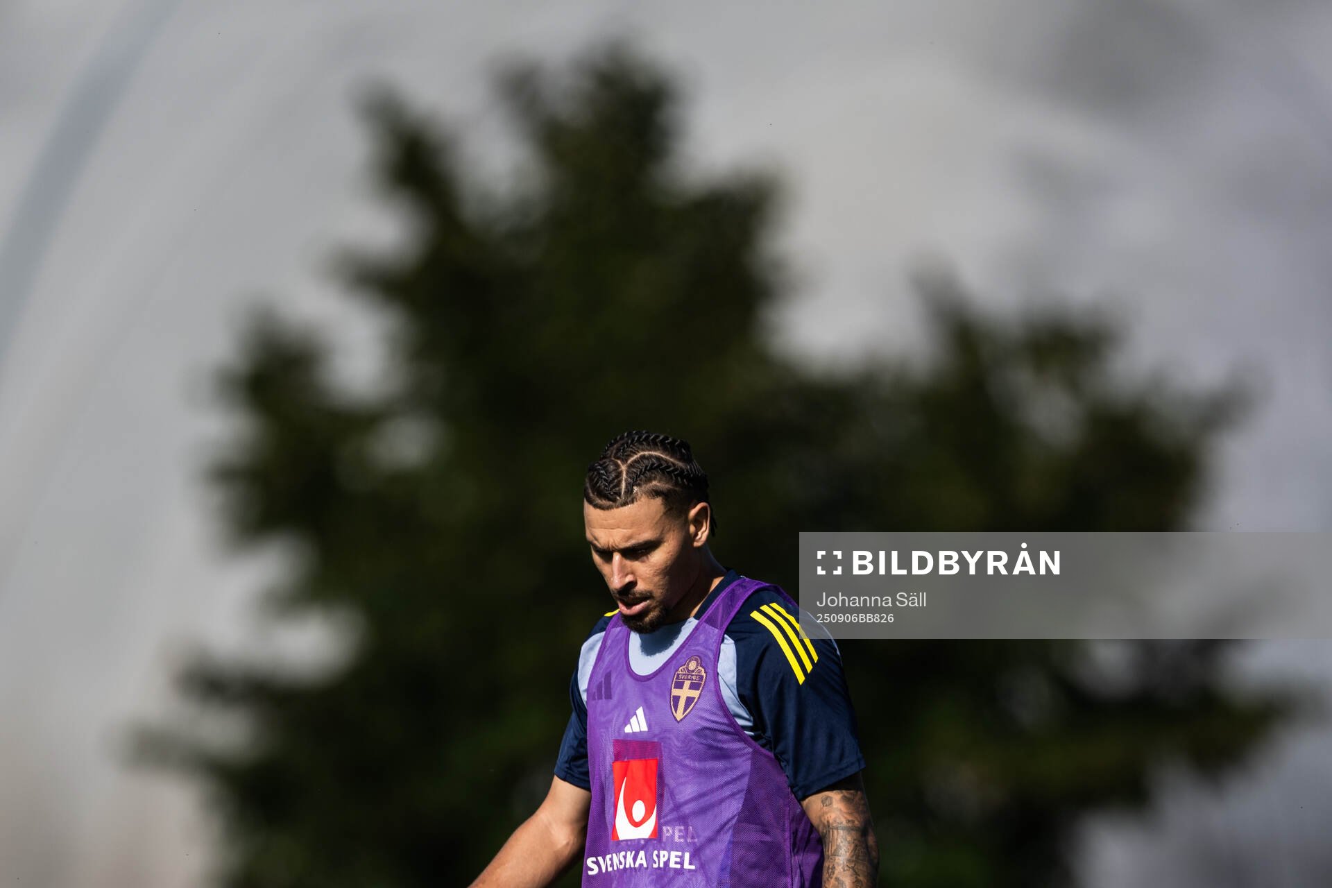 Jordan Larsson of the Swedish men's football national team