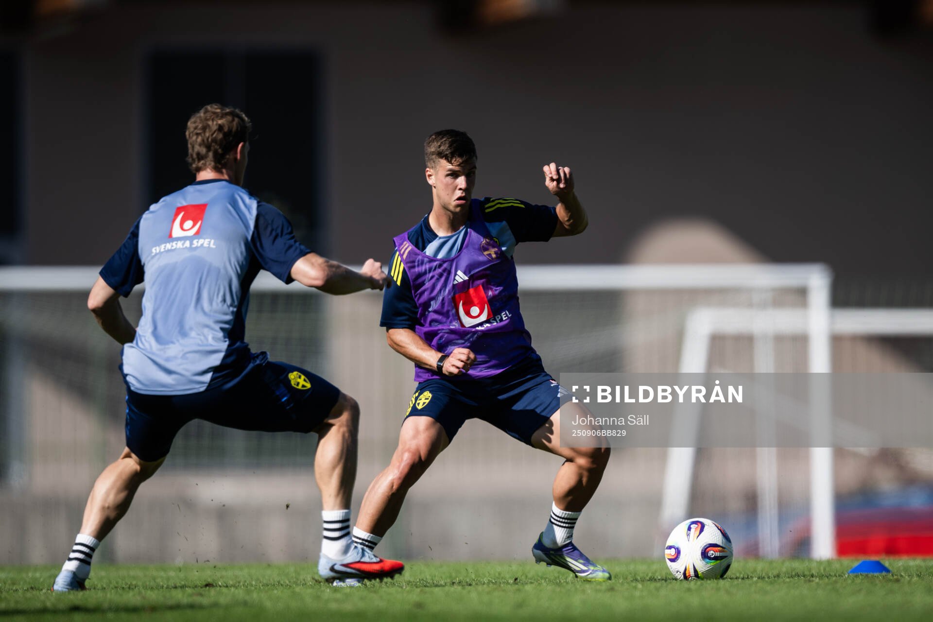 Samuel Dahl of the Swedish men's football national team at