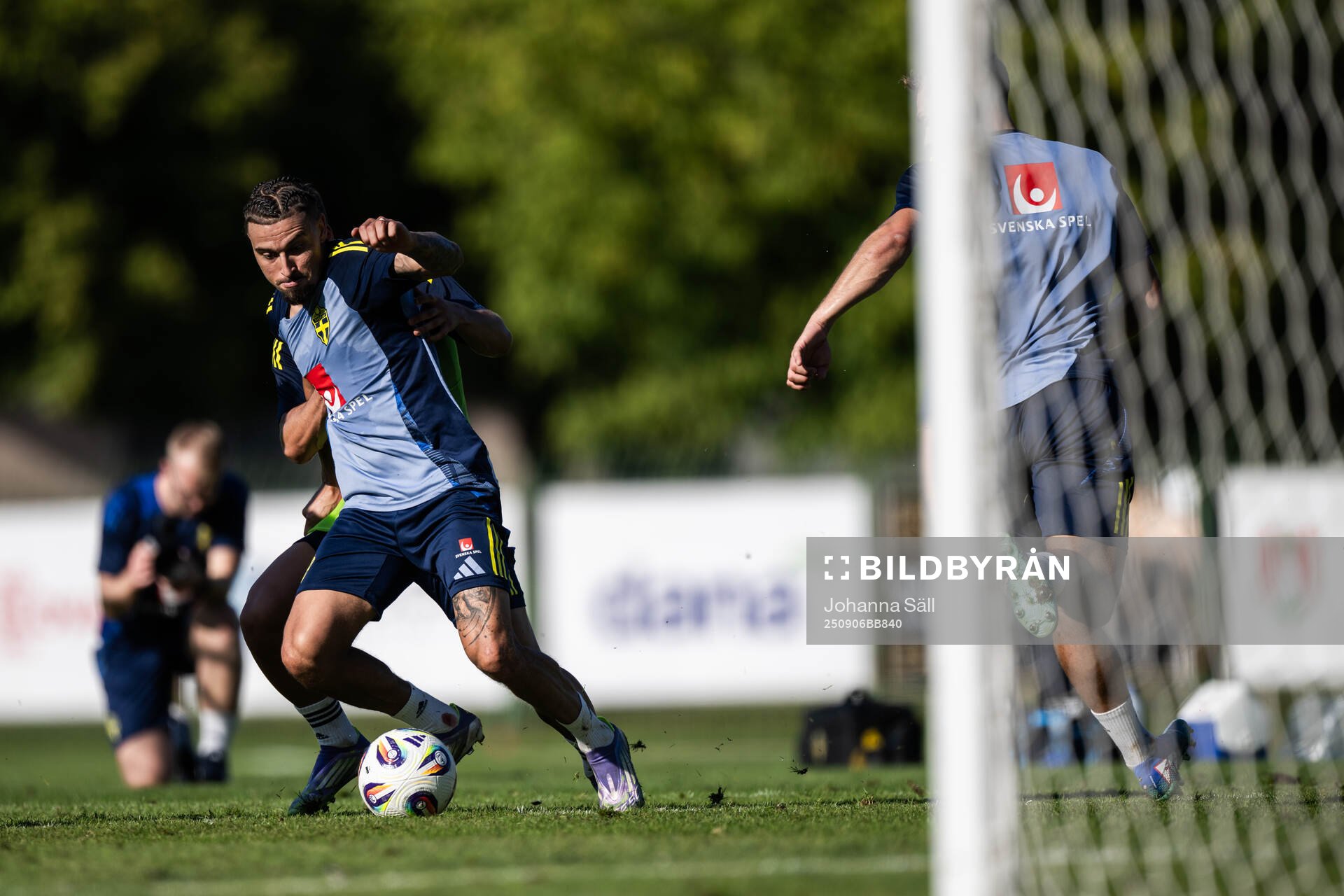 Jordan Larsson of the Swedish men's football national team