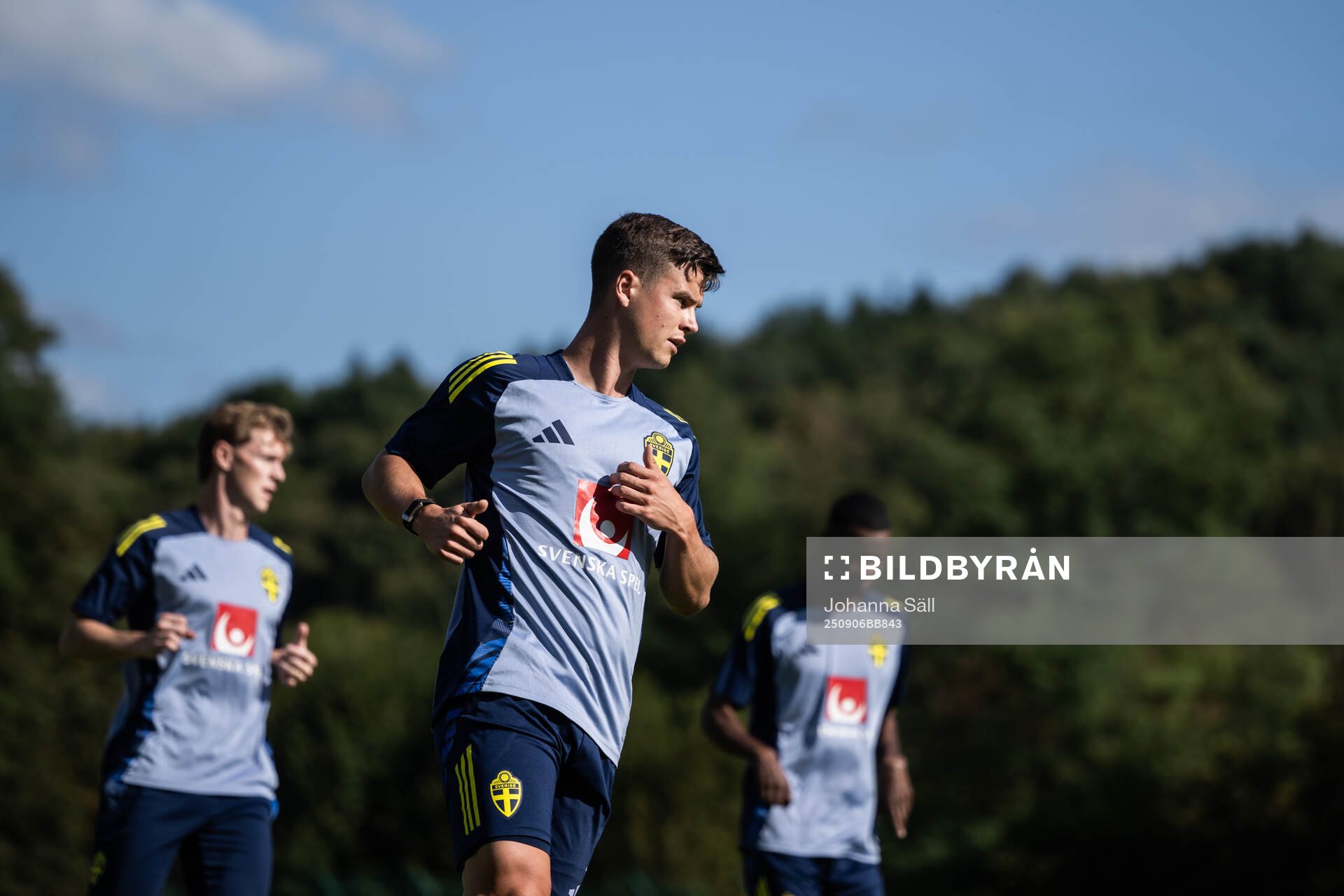 Samuel Dahl of the Swedish men's football national team at