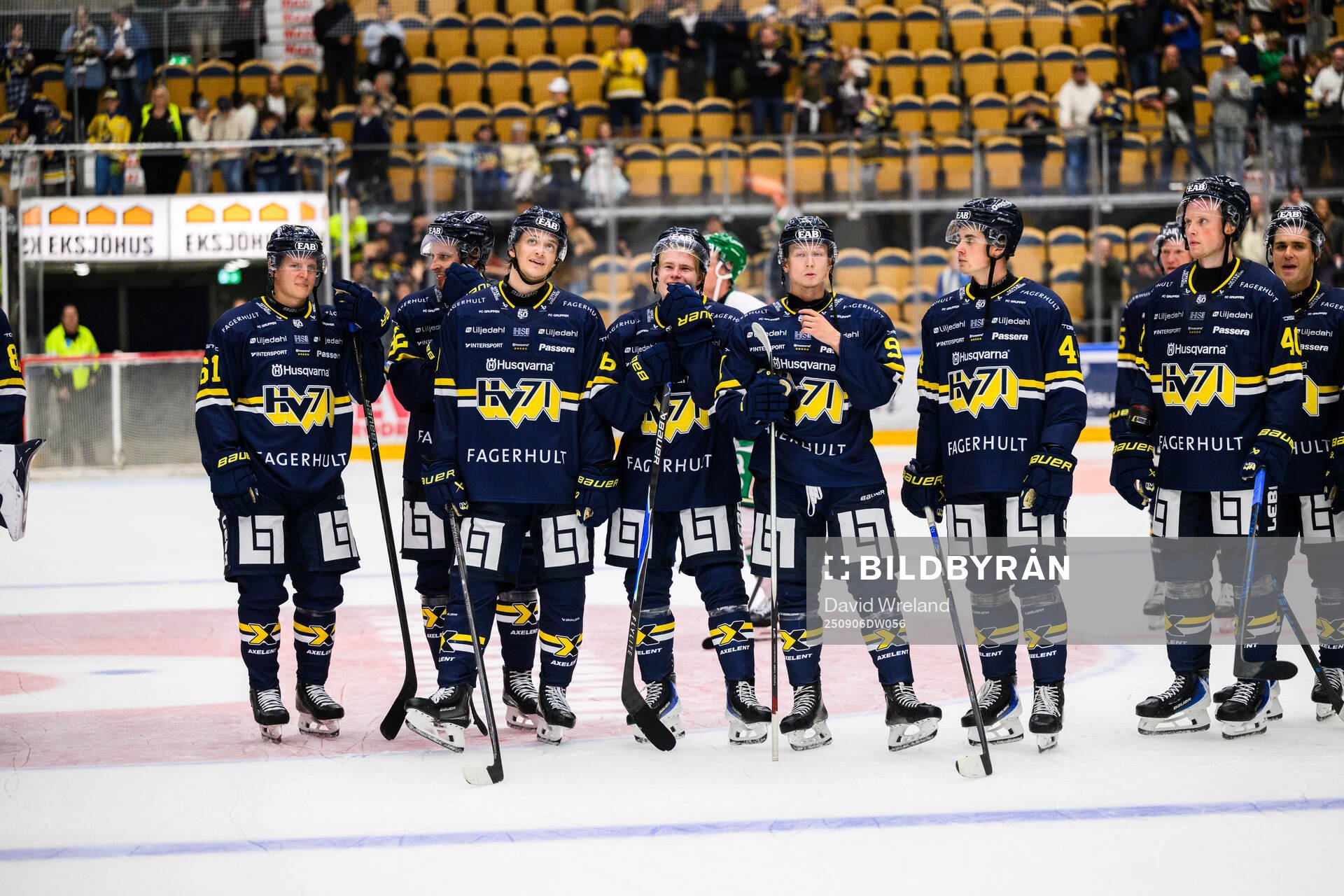 HV71s spelare jublar
