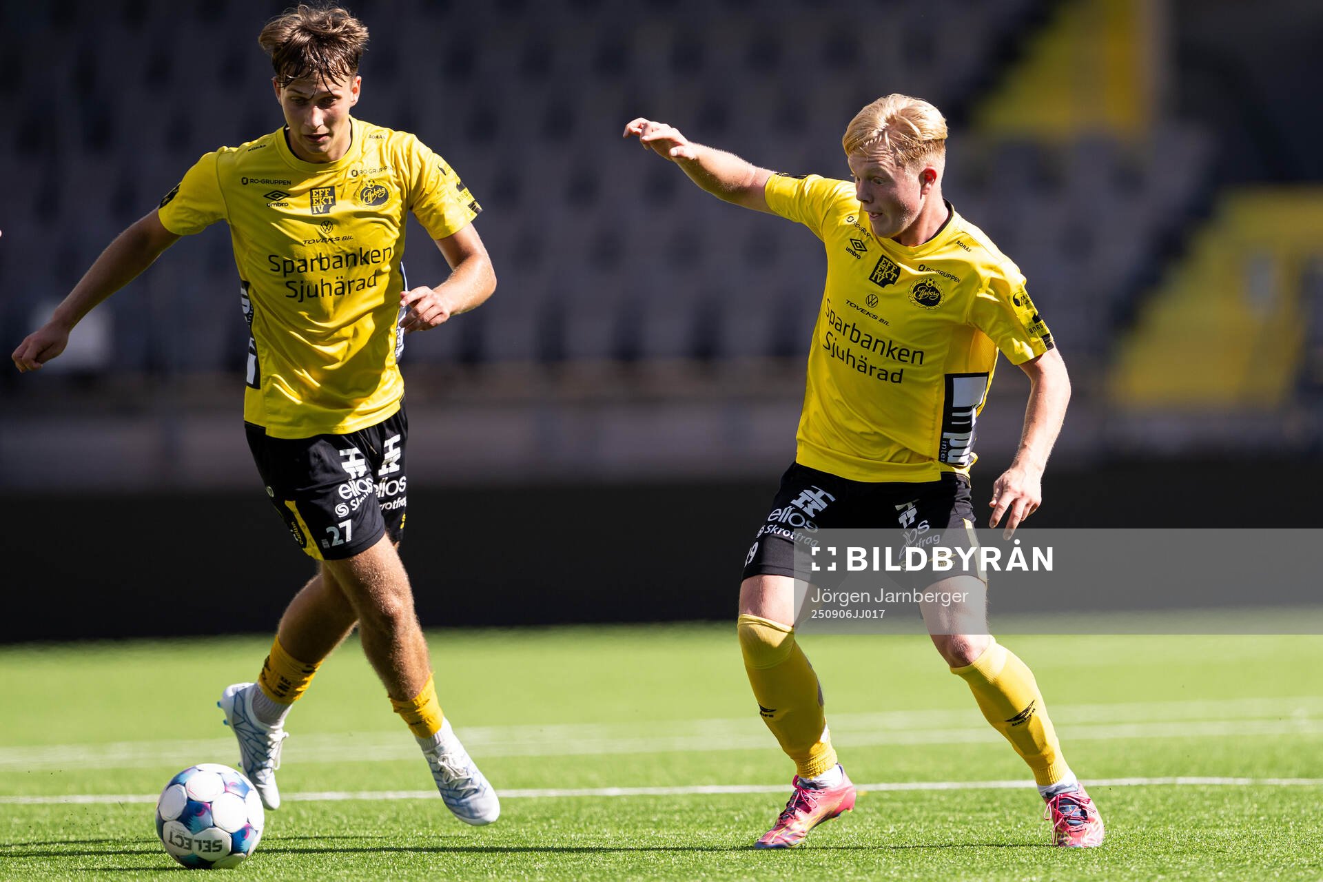 Elfsborgs Adam Vetterlöv och Jonathan Edenvik
