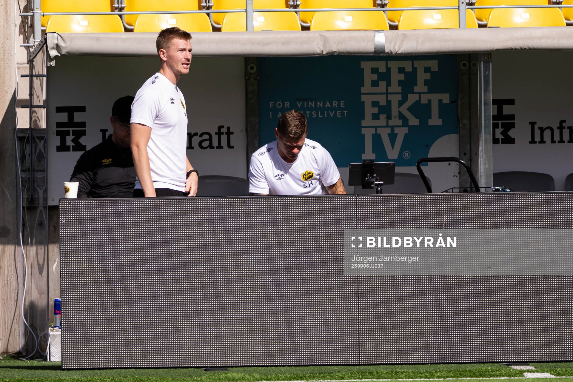 Elfsborgs tränare Magnus Widén och Samuel Holmén