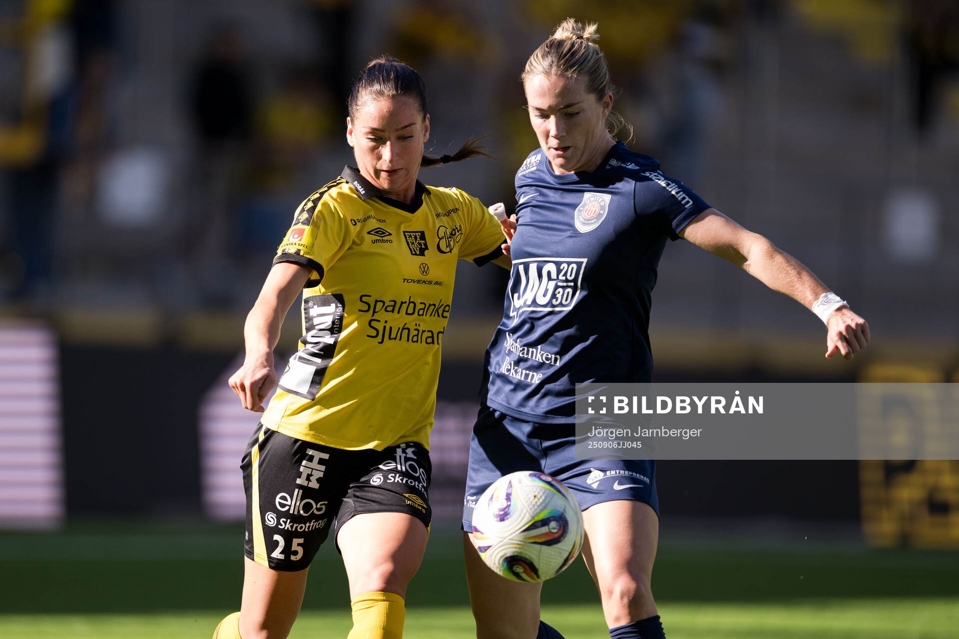 Elfsborgs Izabella Bergström och Eskilstuna Uniteds