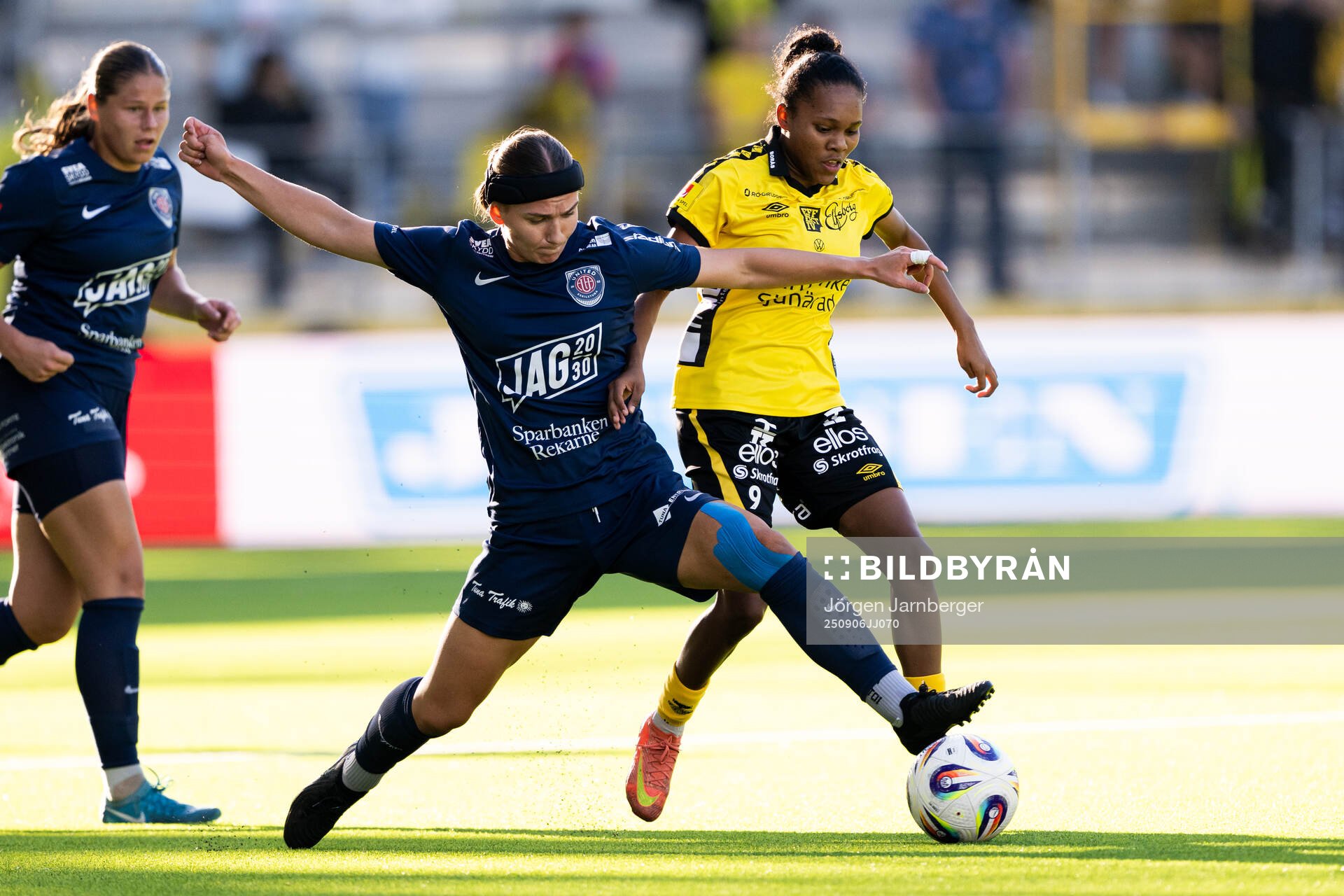 Eskilstuna Uniteds Viivi Viktoria Spets och Elfsborgs