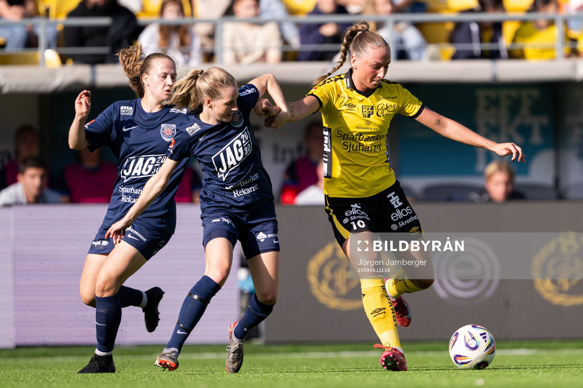Eskilstuna Uniteds Beatrice Gärds och Elfsborgs Stina