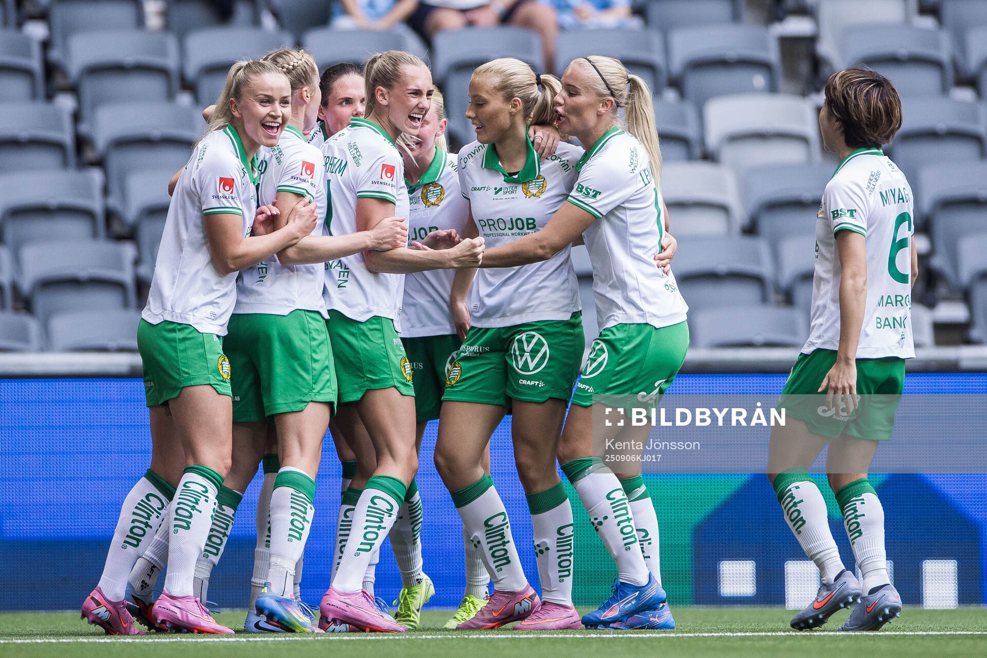 Hammarbys Ellen Wangerheim, Anna Jøsendal, Simone Boye