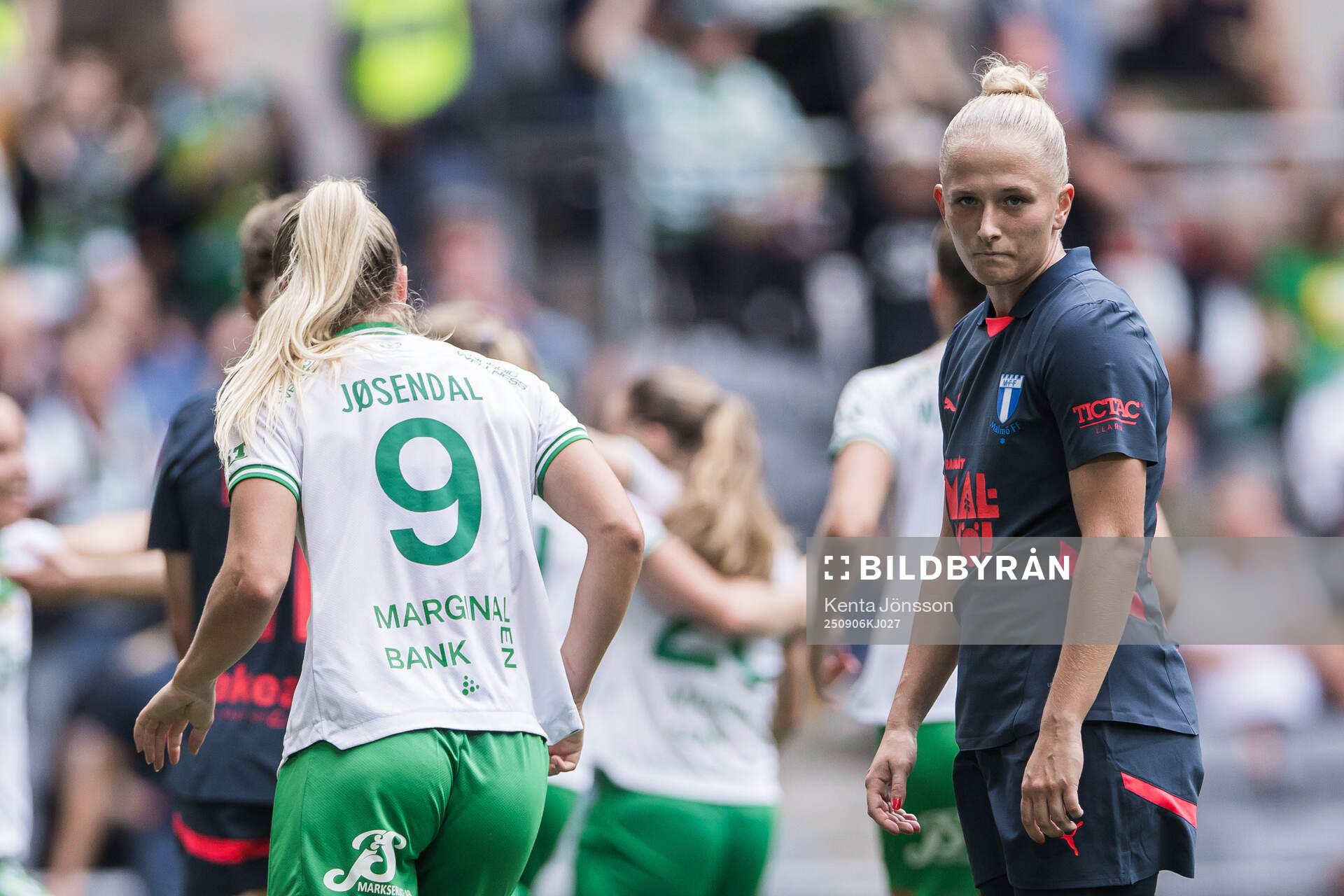 Malmö FFs Tuva Skoog deppar