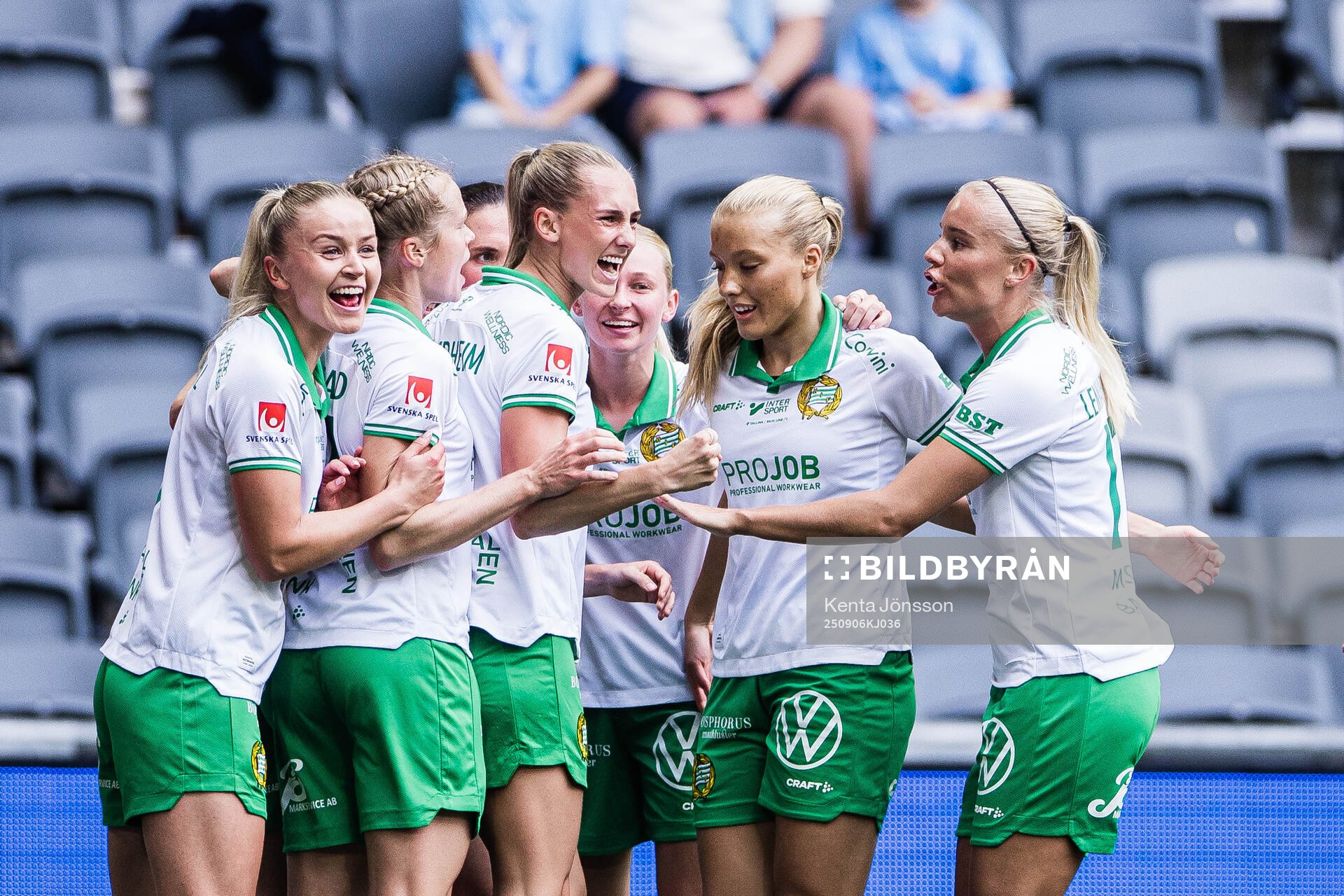 Hammarbys Ellen Wangerheim, Anna Jøsendal, Julie Blakstad