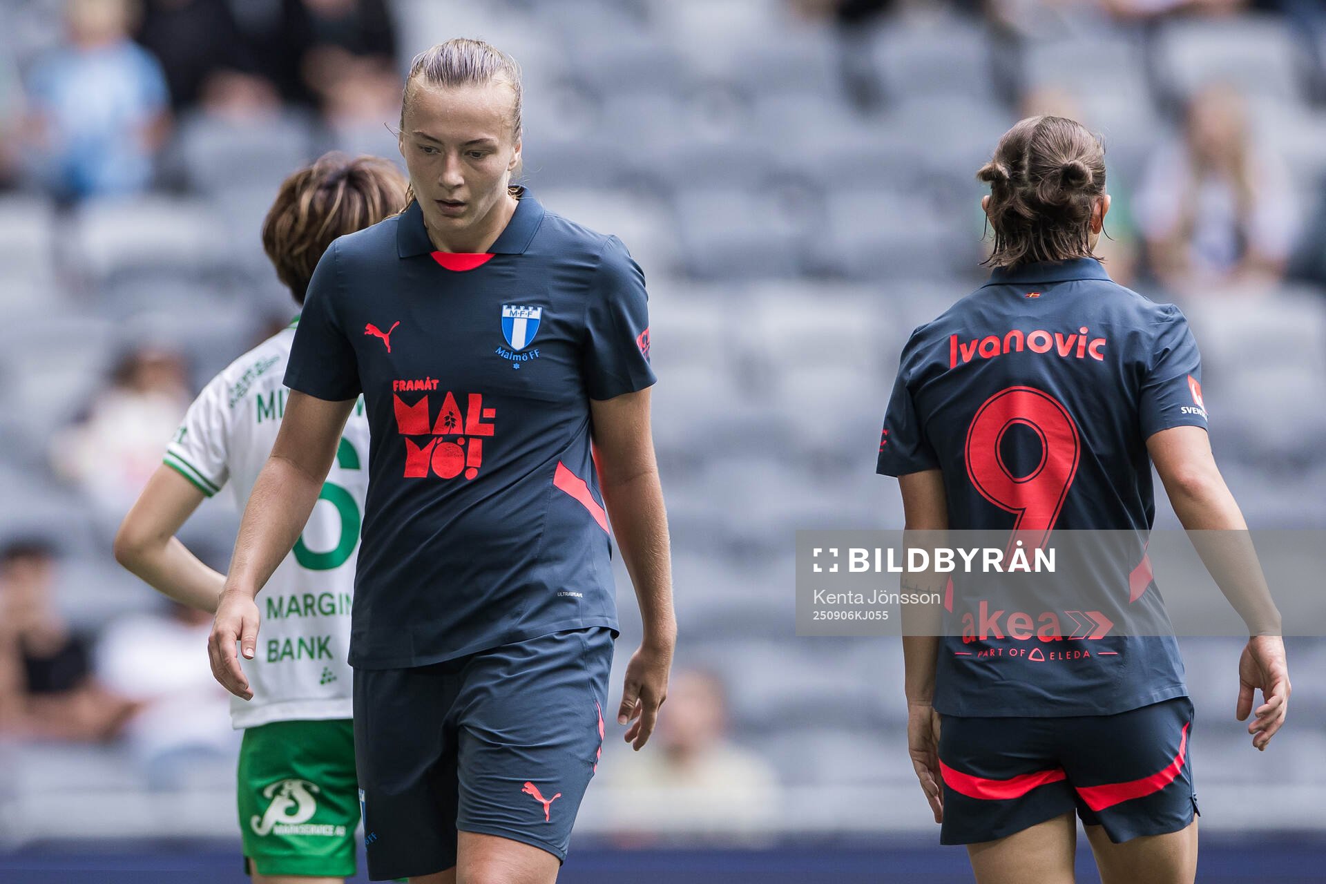 Malmö FFs Sara Kanutte Sørensen Fornes deppar