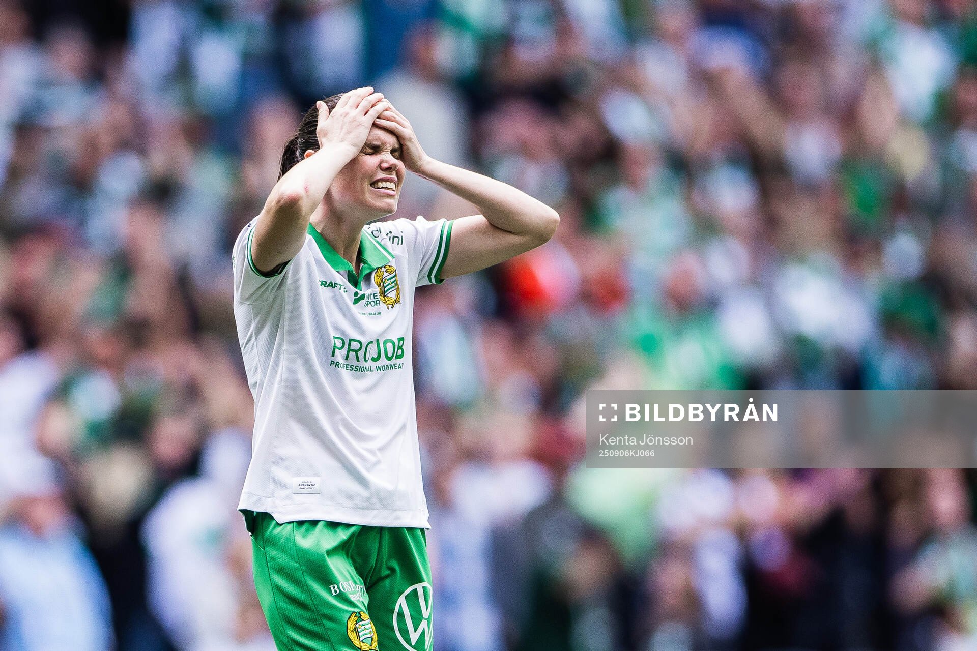 Hammarbys Simone Boye Sørensen jublar