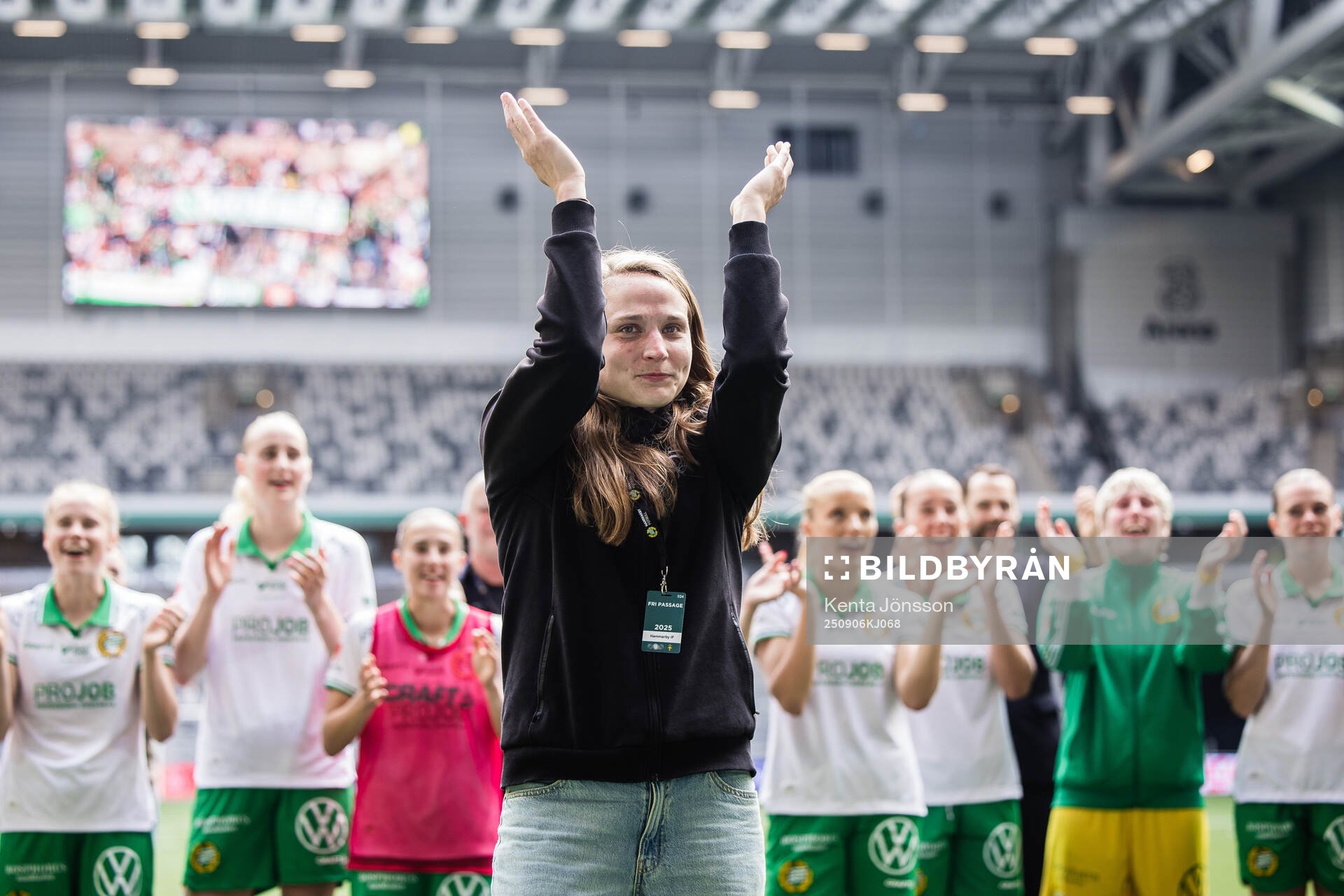 Hammarbys målvakt Anna Tamminen hyllas