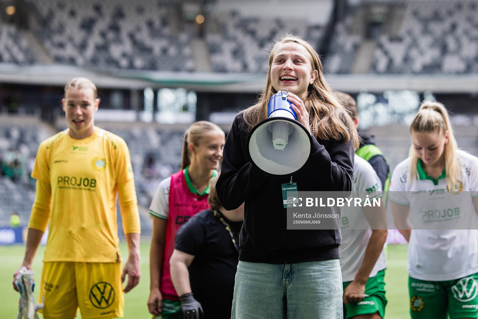 Hammarbys målvakt Anna Tamminen hyllas