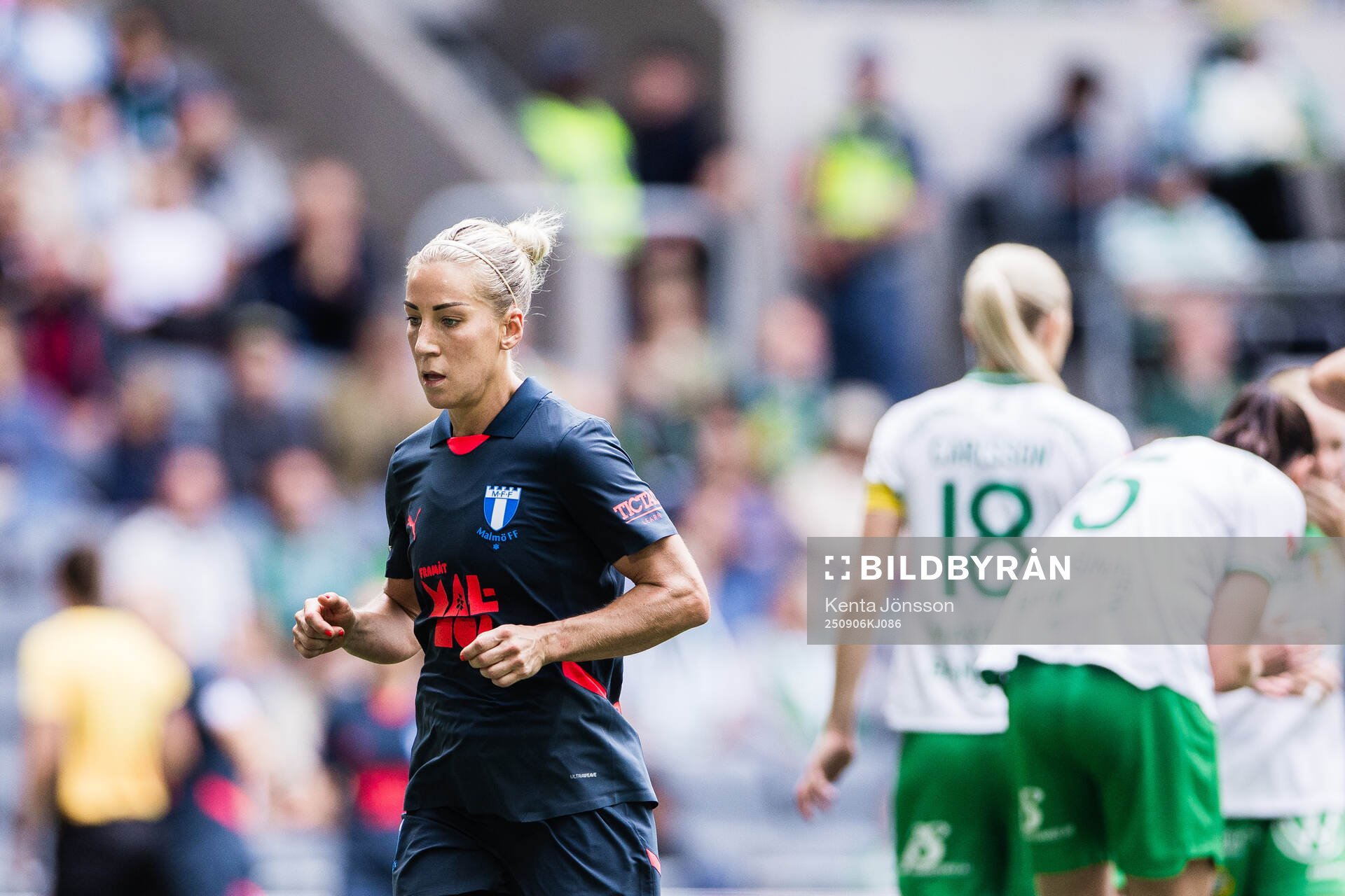 Malmö FFs Mia Persson deppar