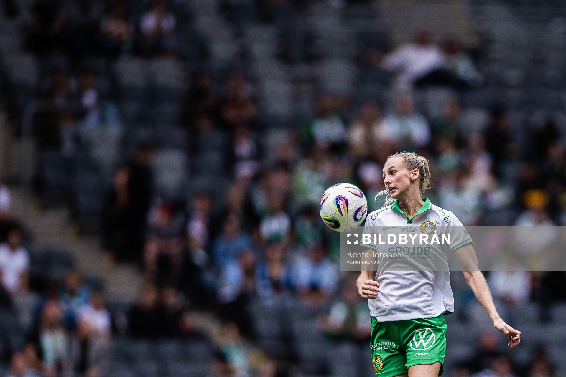 under fotbollsmatchen i Damallsvenskan mellan Hammarby och