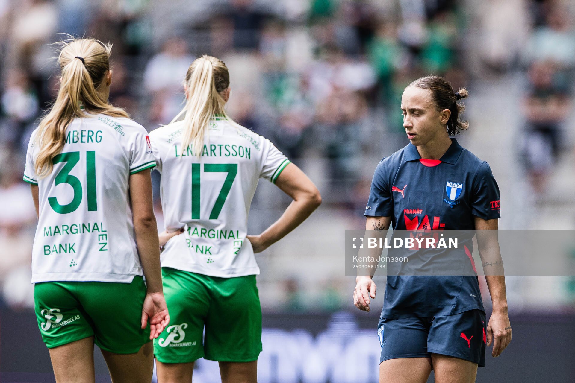 Malmö FFs Miljana Ivanovic deppar