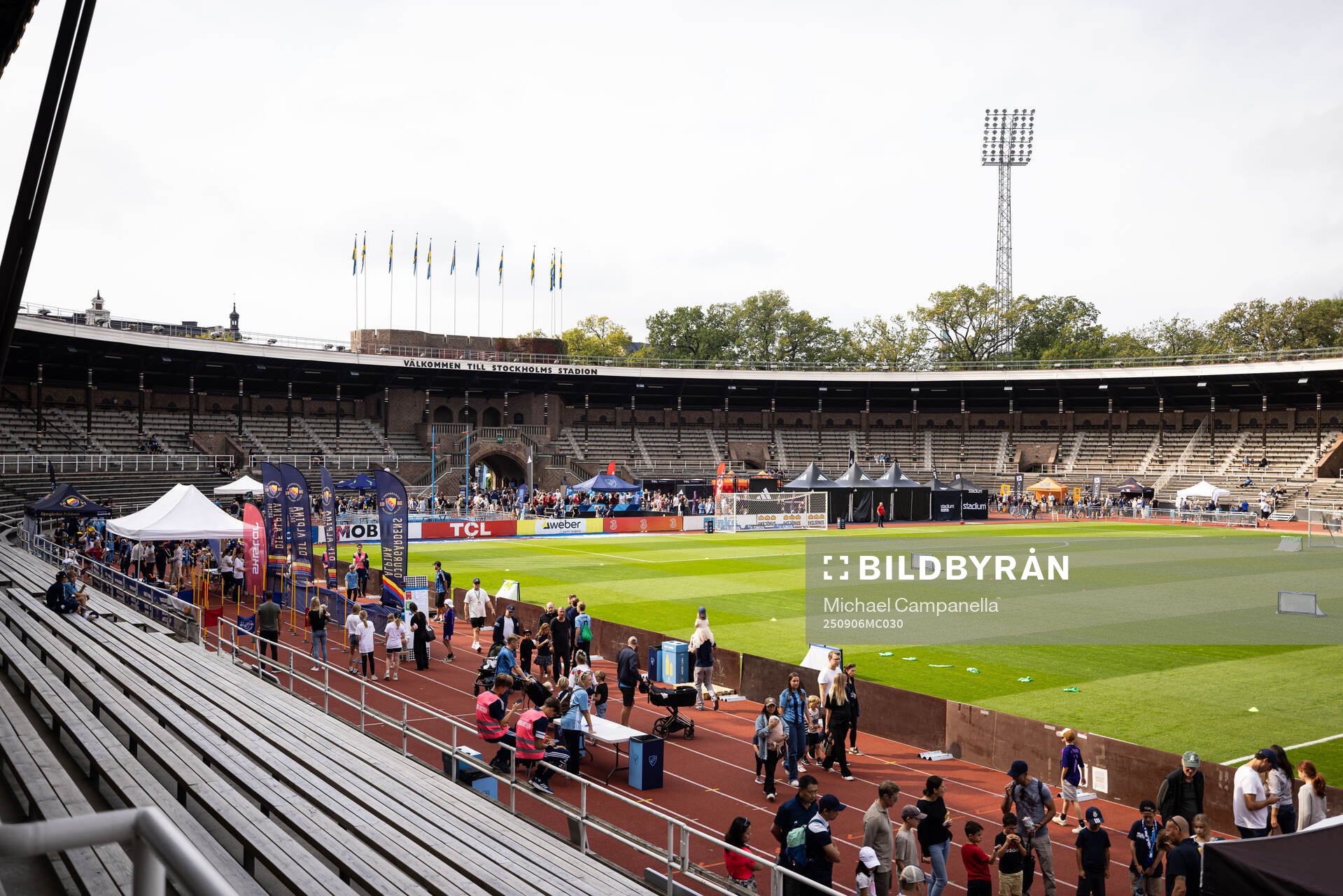 Allmän vy över Stockholm Stadion