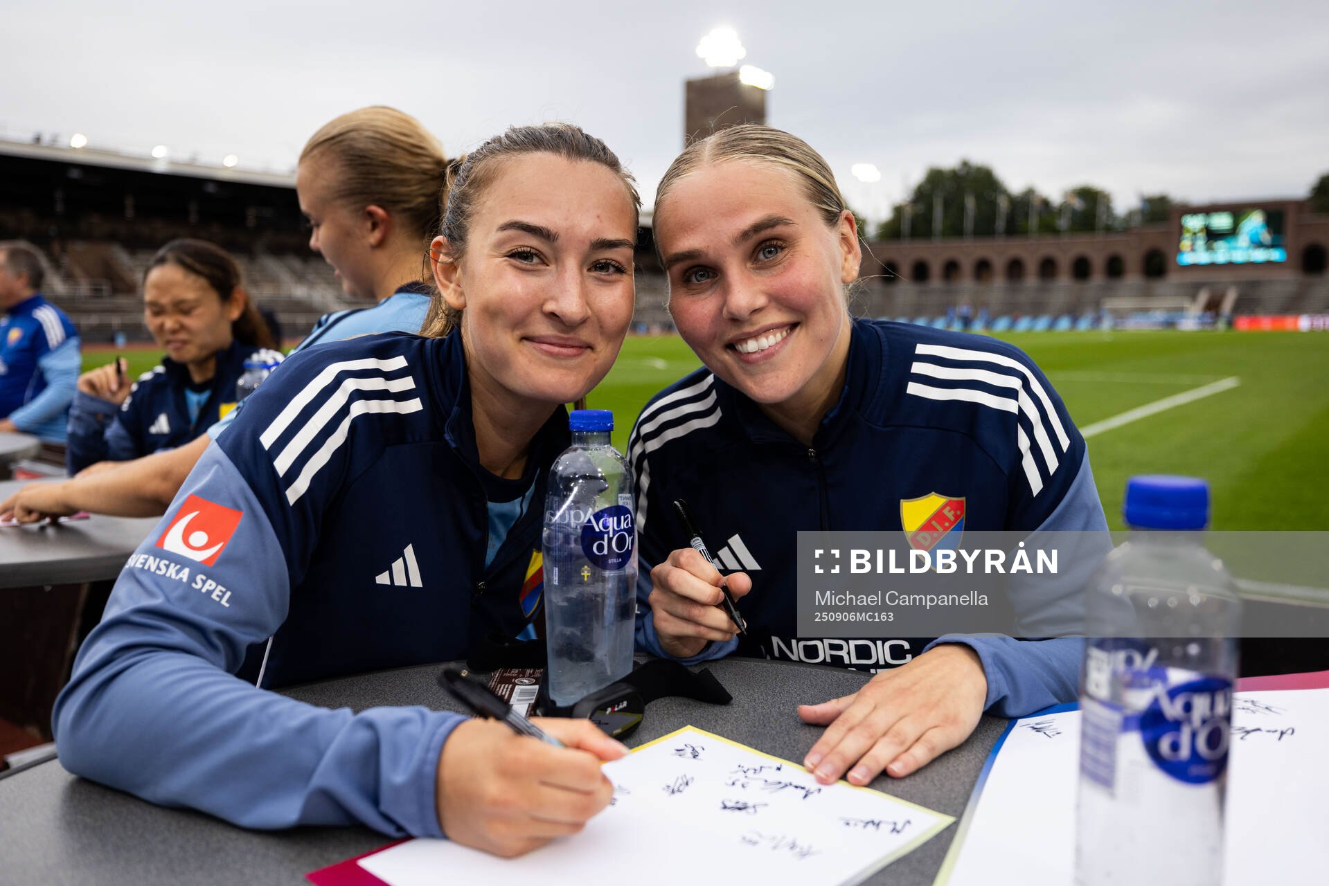 Djurgårdens Lucia Duras och Nanne Ruuskanen