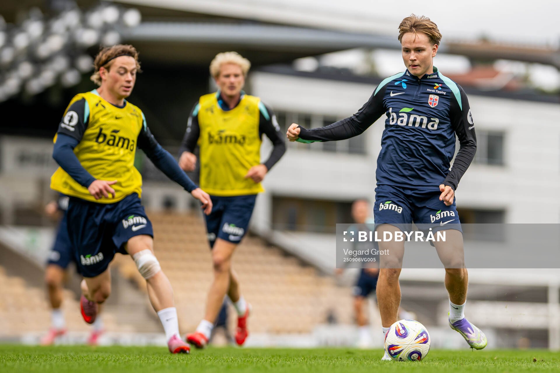 Andreas Schjelderup of the Norwegian national football team